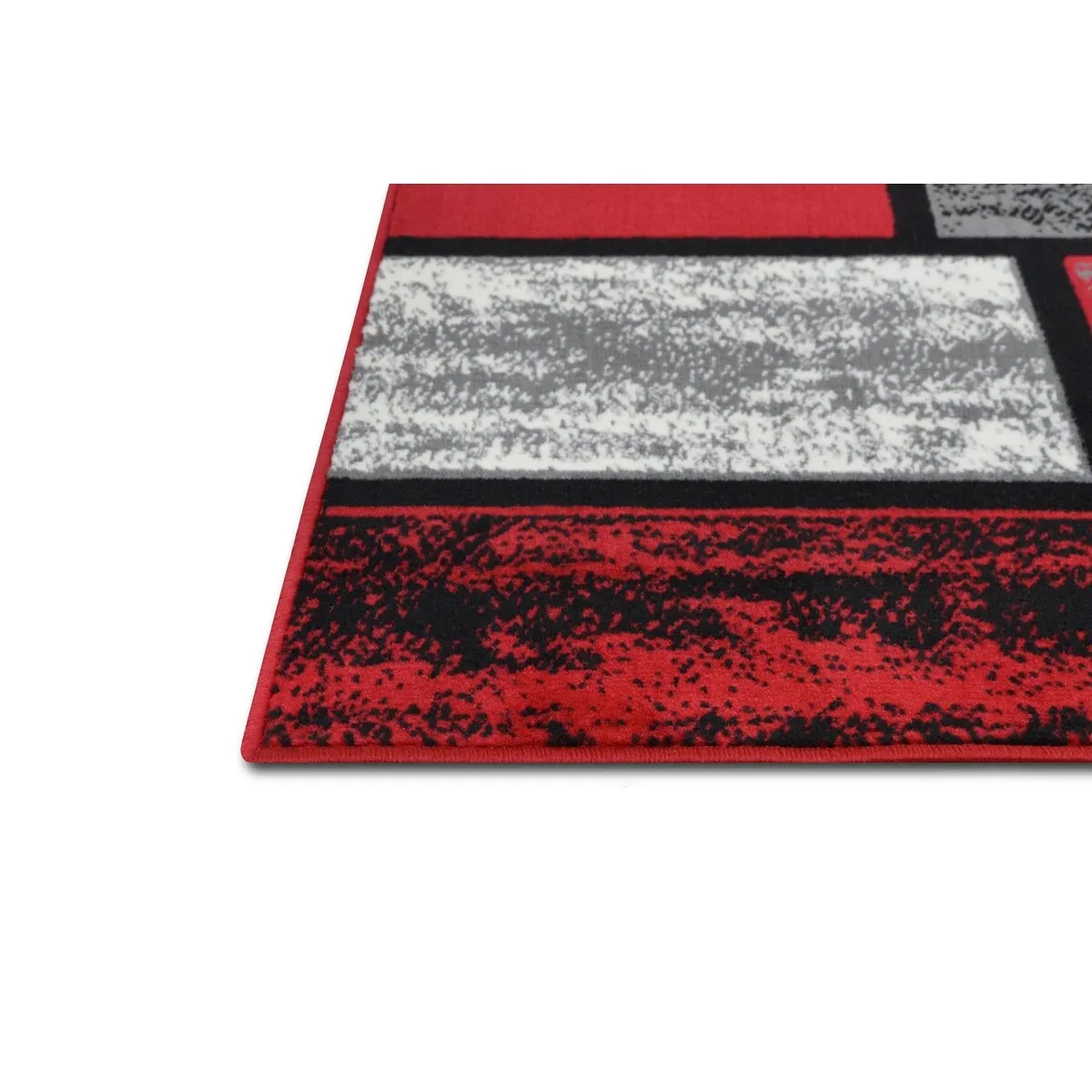 HR Square Pattern Area Rug Geometric Pattern Modern