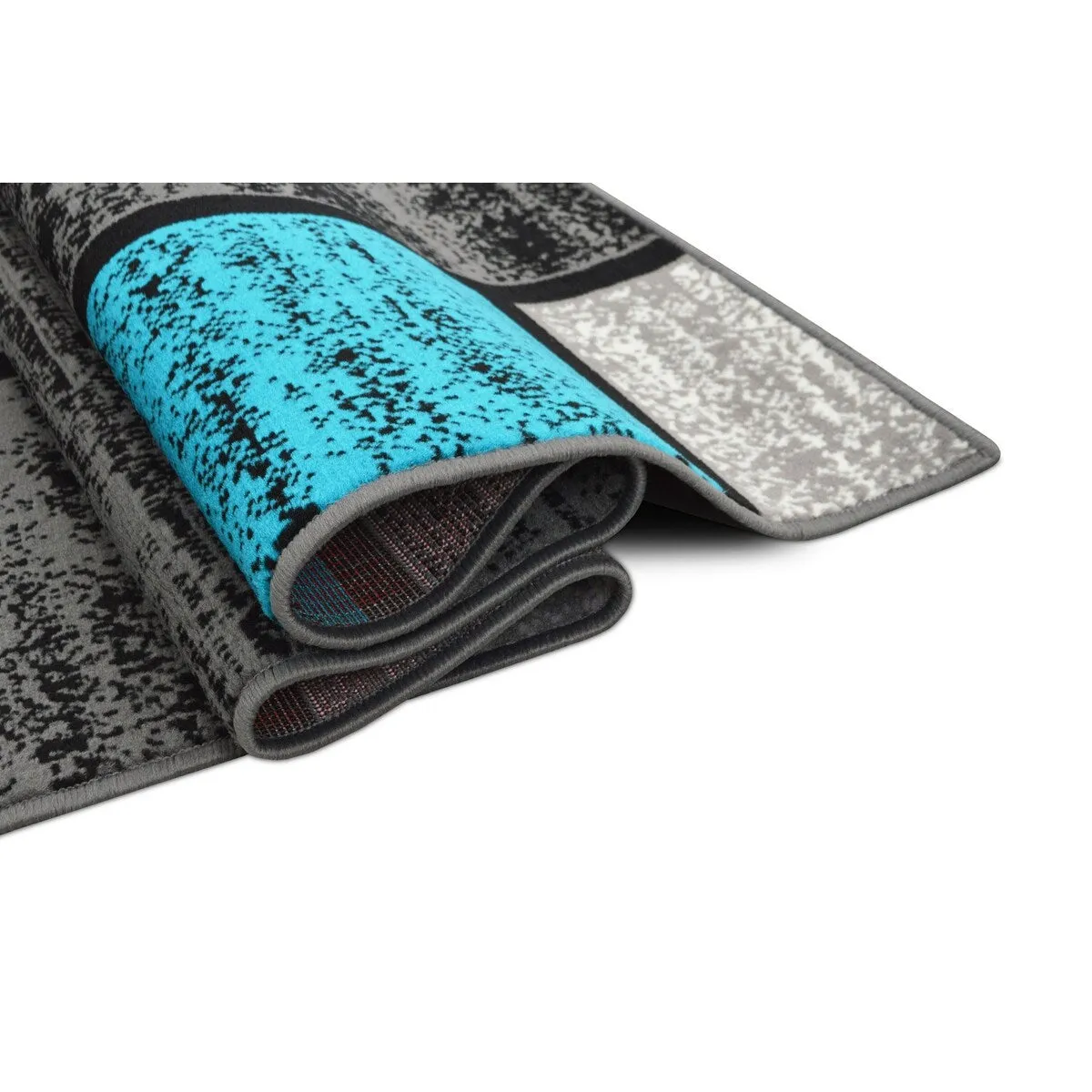 HR Square Pattern Area Rug Geometric Pattern Modern