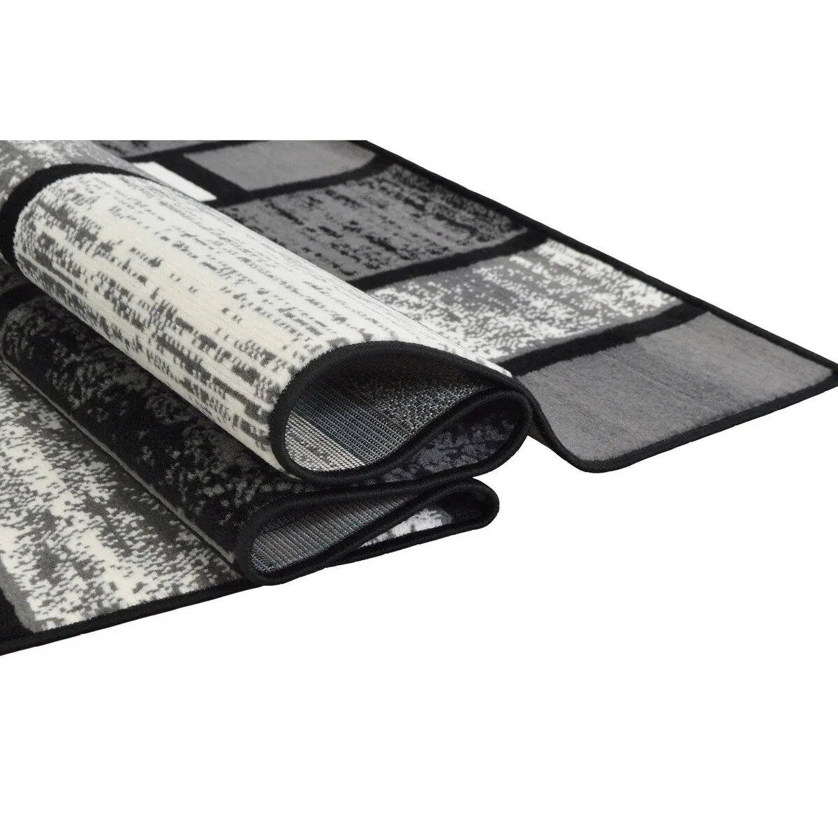 HR Square Pattern Area Rug Geometric Pattern Modern