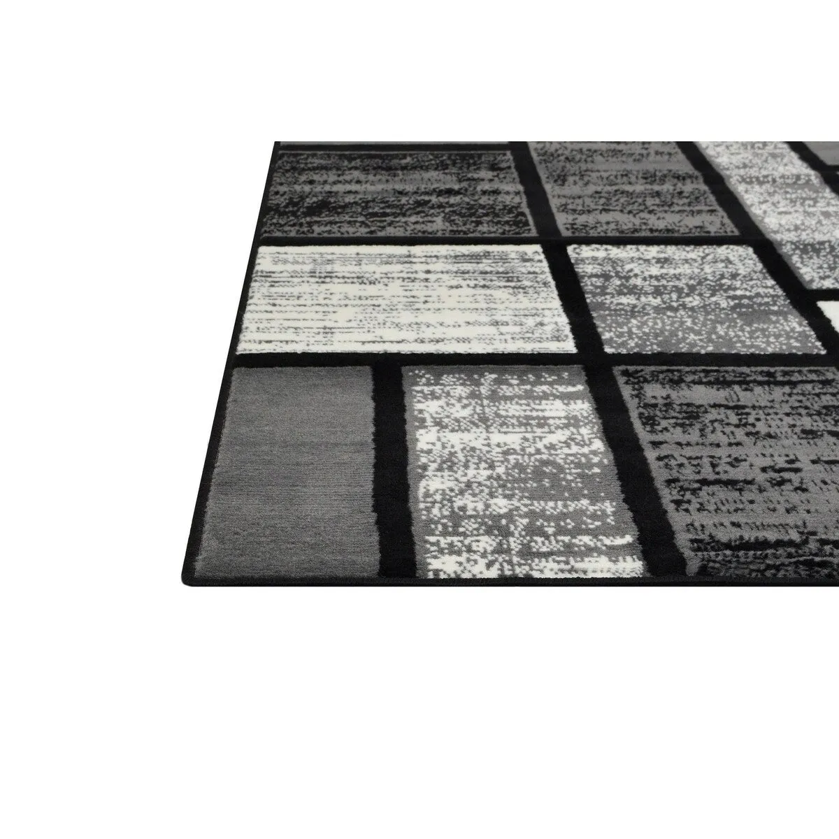 HR Square Pattern Area Rug Geometric Pattern Modern