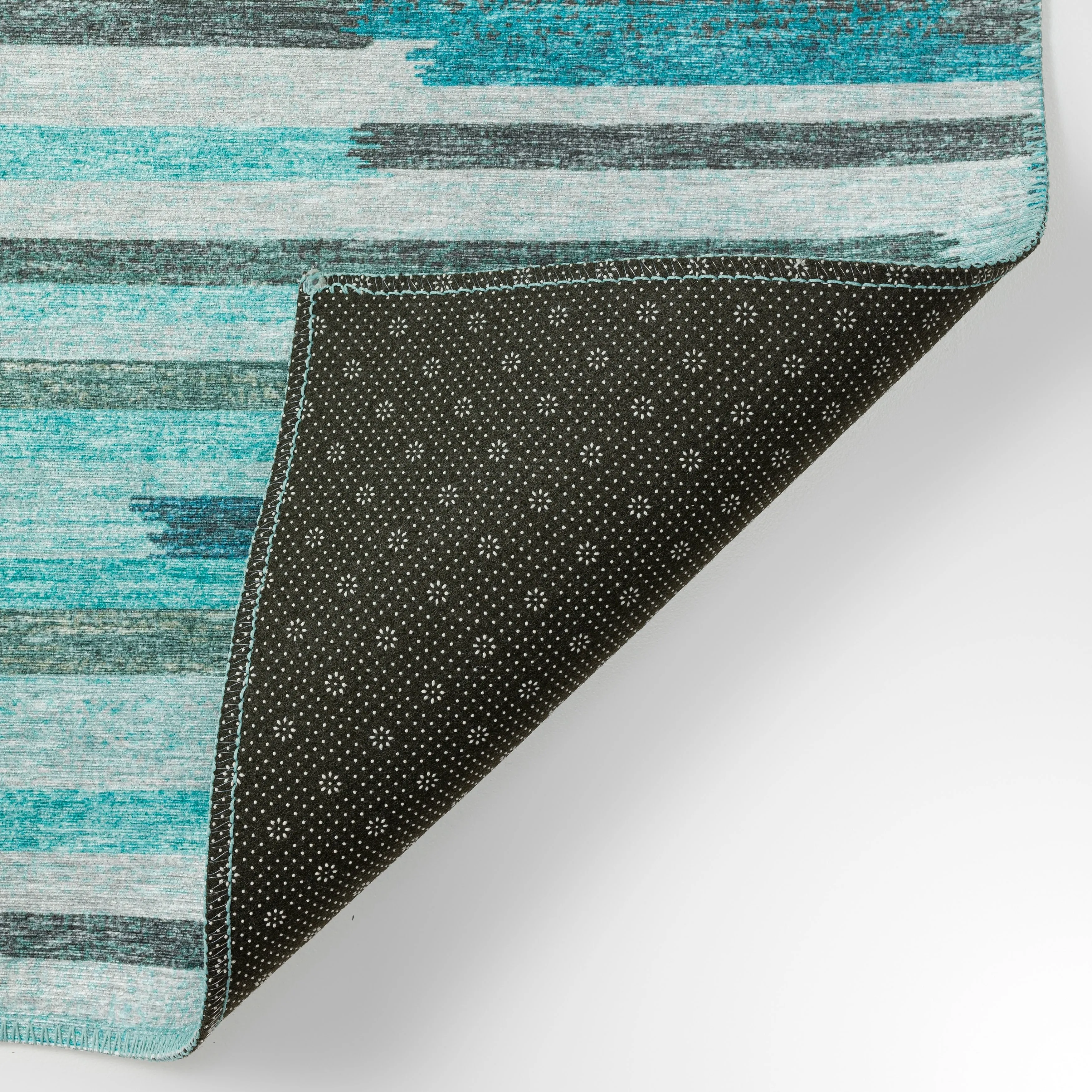 Indoor/ Outdoor Addison Yuma Bold Striped Washable Area Rug