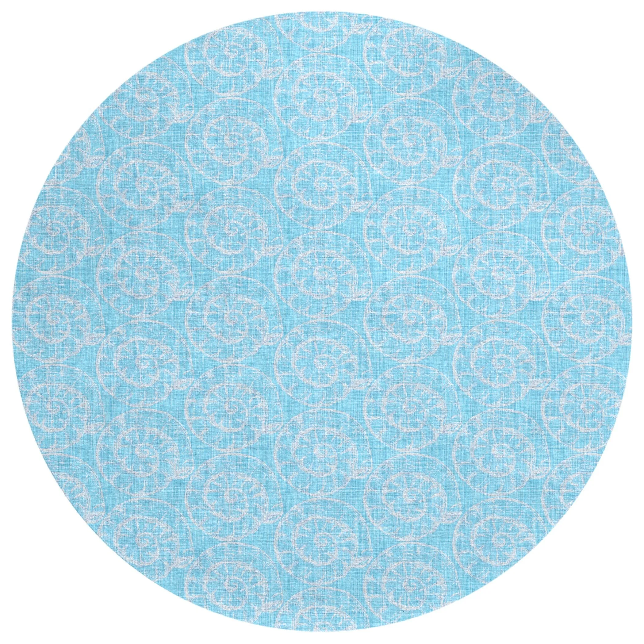 Indoor/ Outdoor Surfside Imprints Washable Rug New