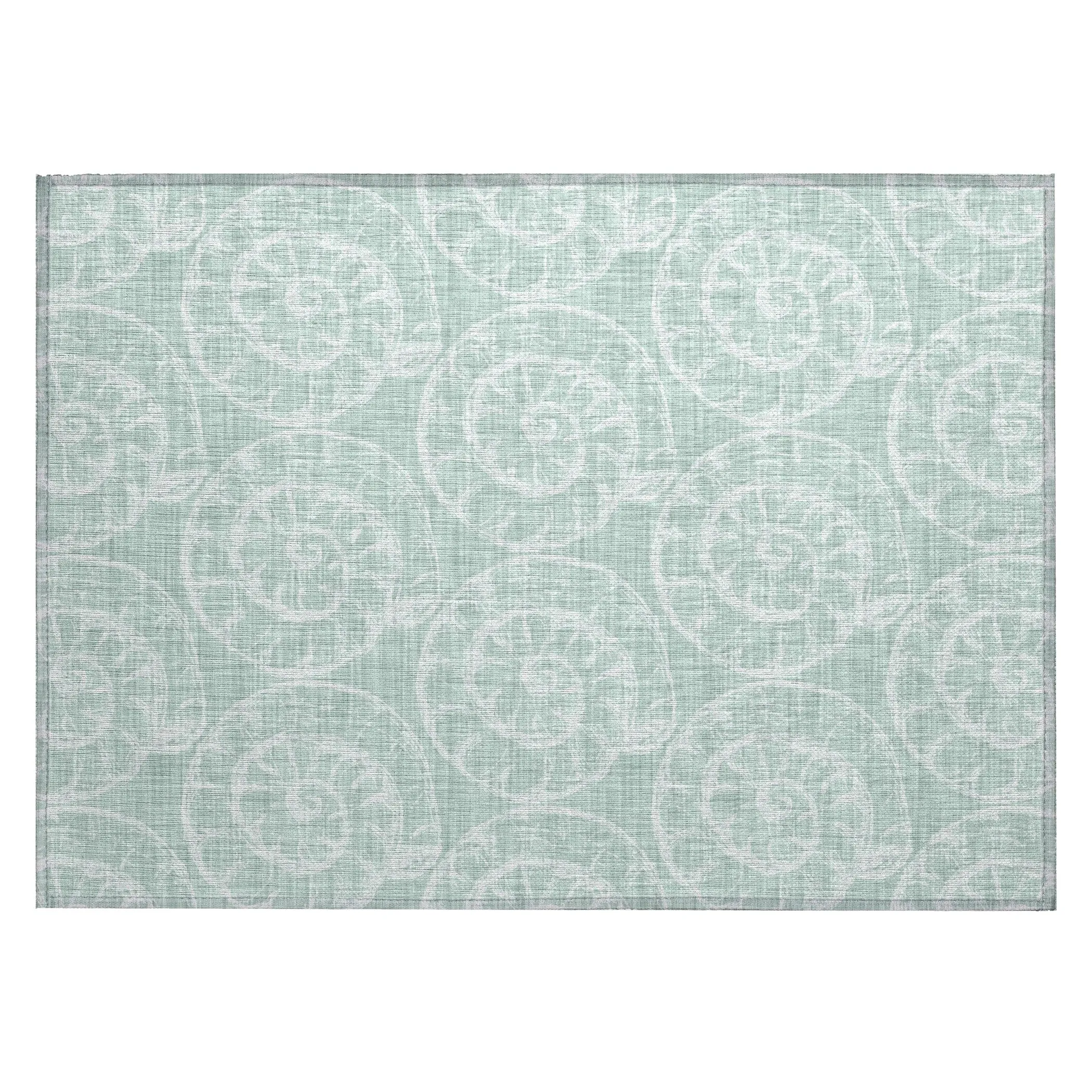 Indoor/ Outdoor Surfside Imprints Washable Rug New
