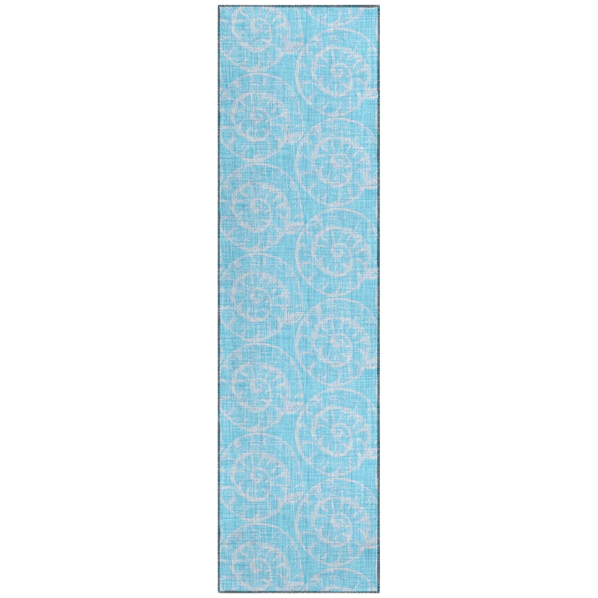 Indoor/ Outdoor Surfside Imprints Washable Rug New