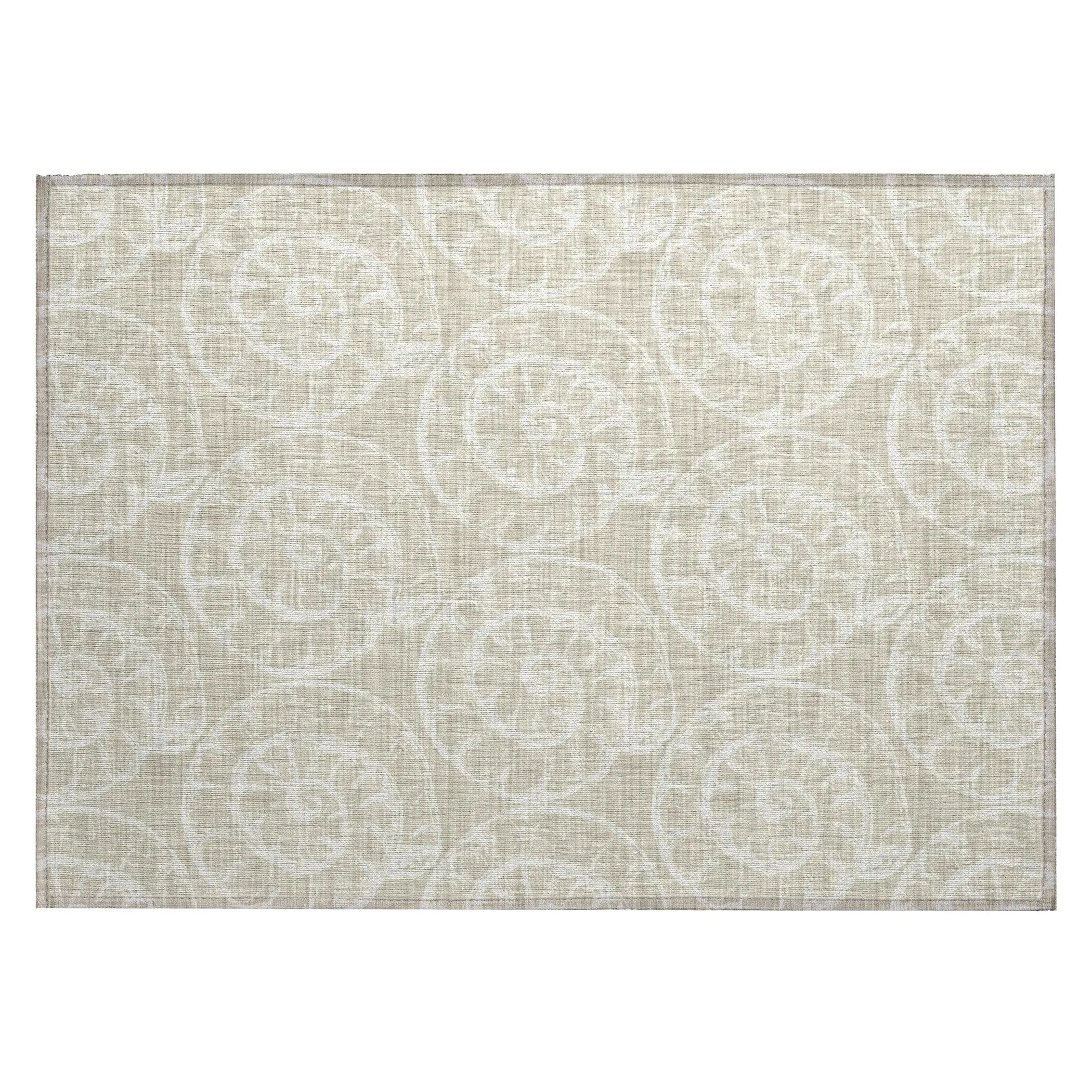 Indoor/ Outdoor Surfside Imprints Washable Rug New