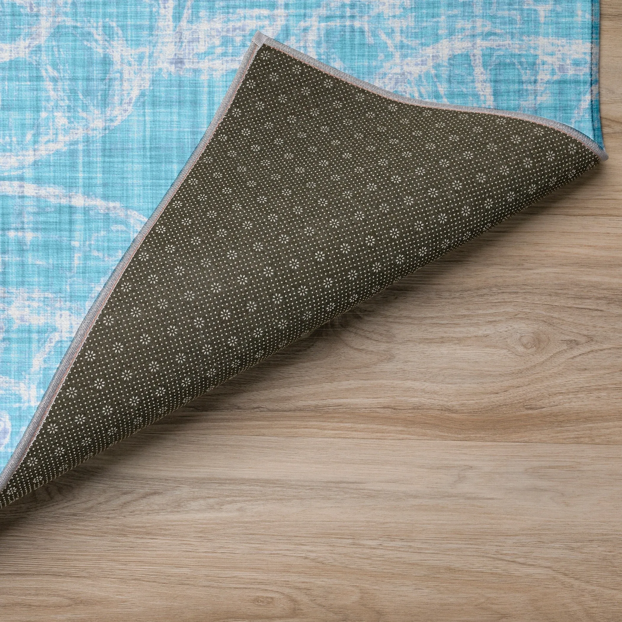 Indoor/ Outdoor Surfside Imprints Washable Rug New