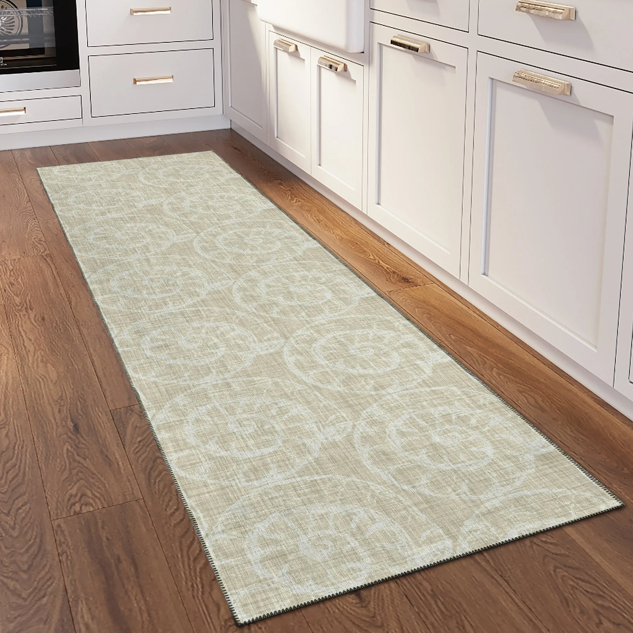 Indoor/ Outdoor Surfside Imprints Washable Rug New