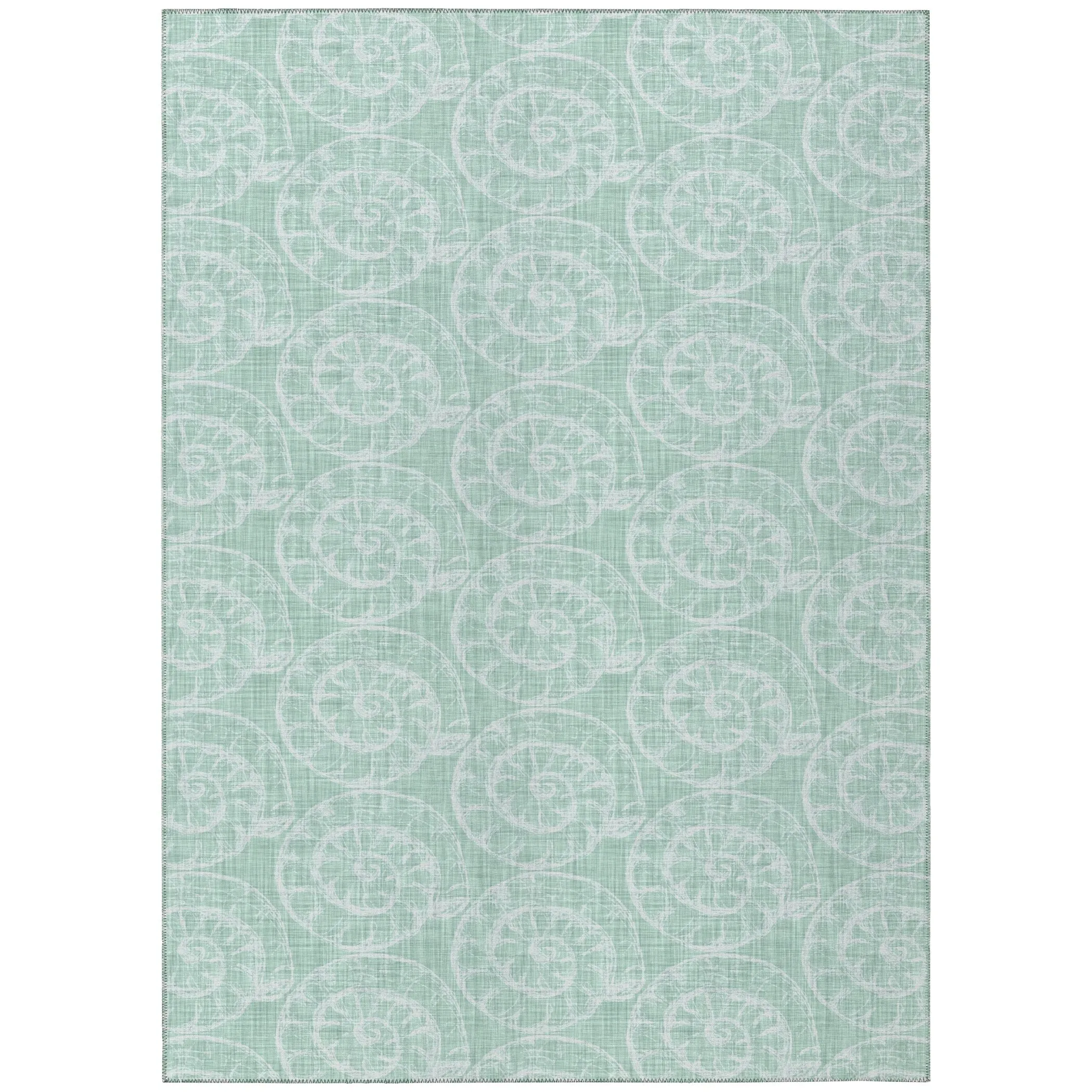 Indoor/ Outdoor Surfside Imprints Washable Rug New