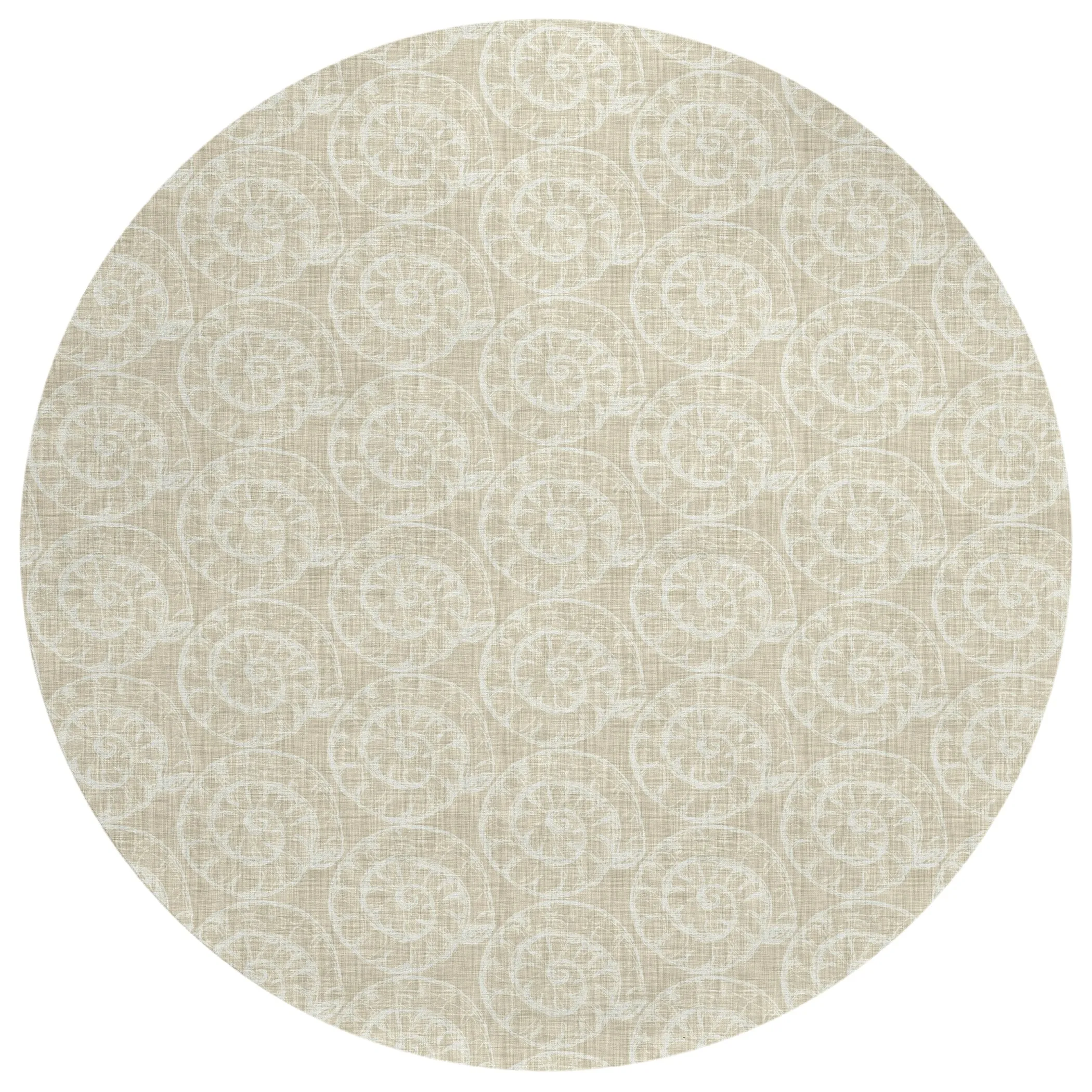 Indoor/ Outdoor Surfside Imprints Washable Rug New