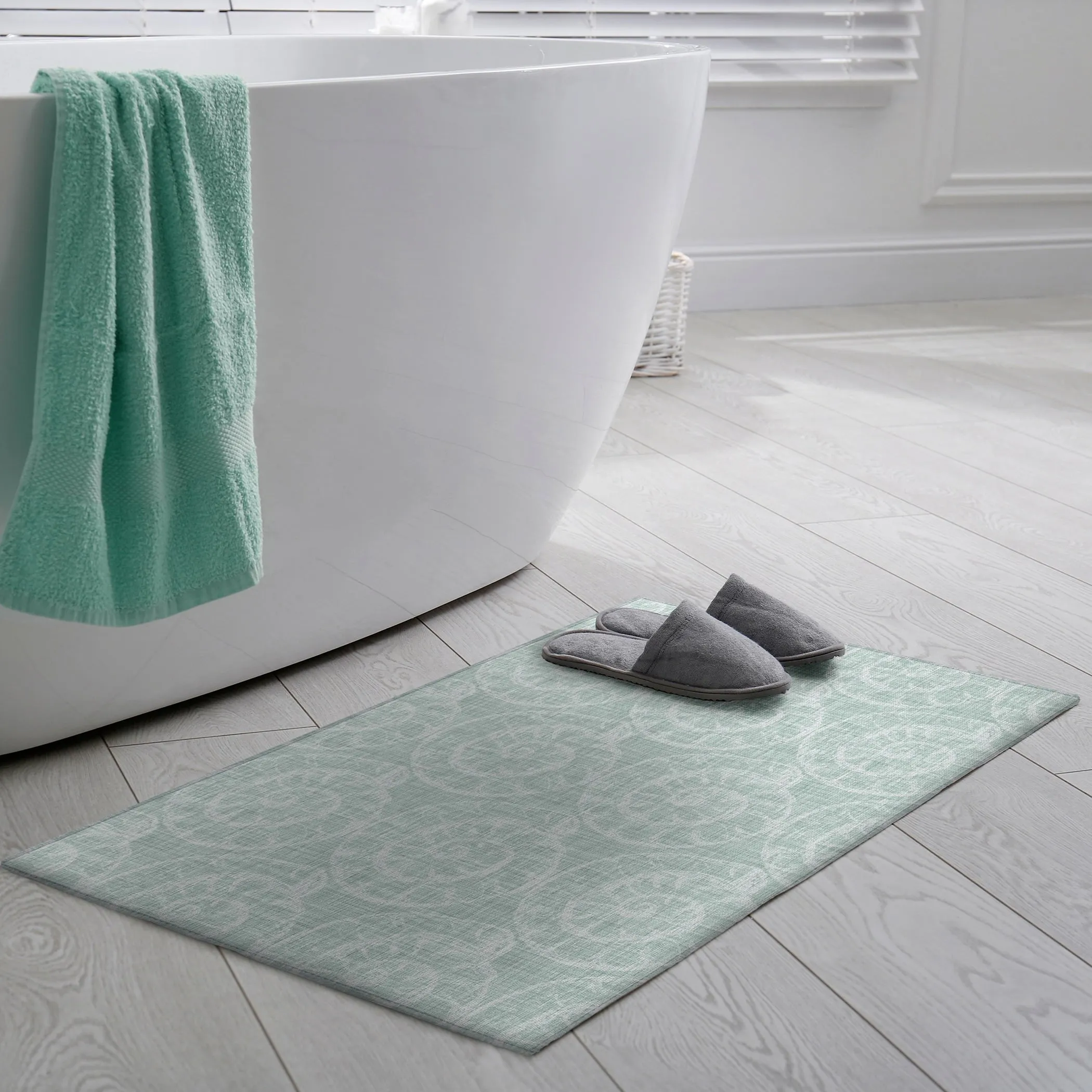 Indoor/ Outdoor Surfside Imprints Washable Rug New