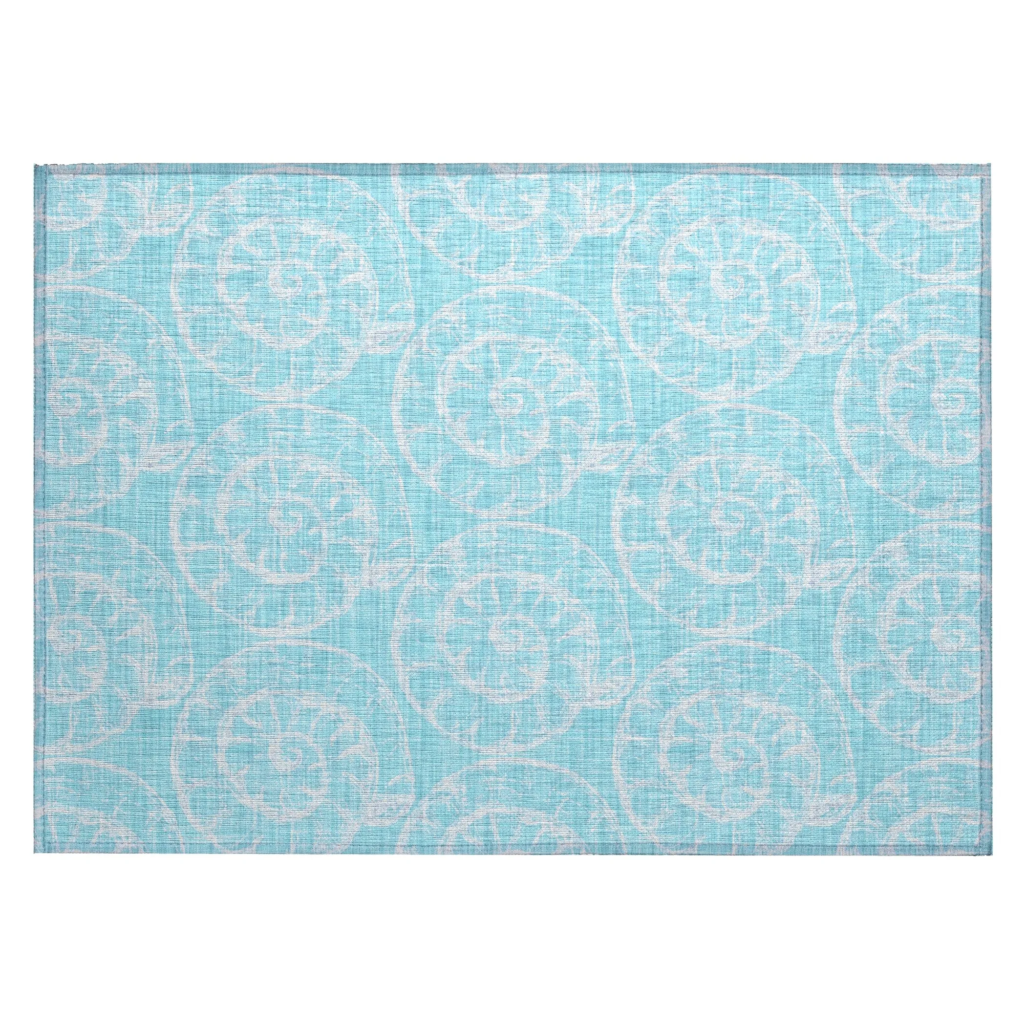 Indoor/ Outdoor Surfside Imprints Washable Rug New