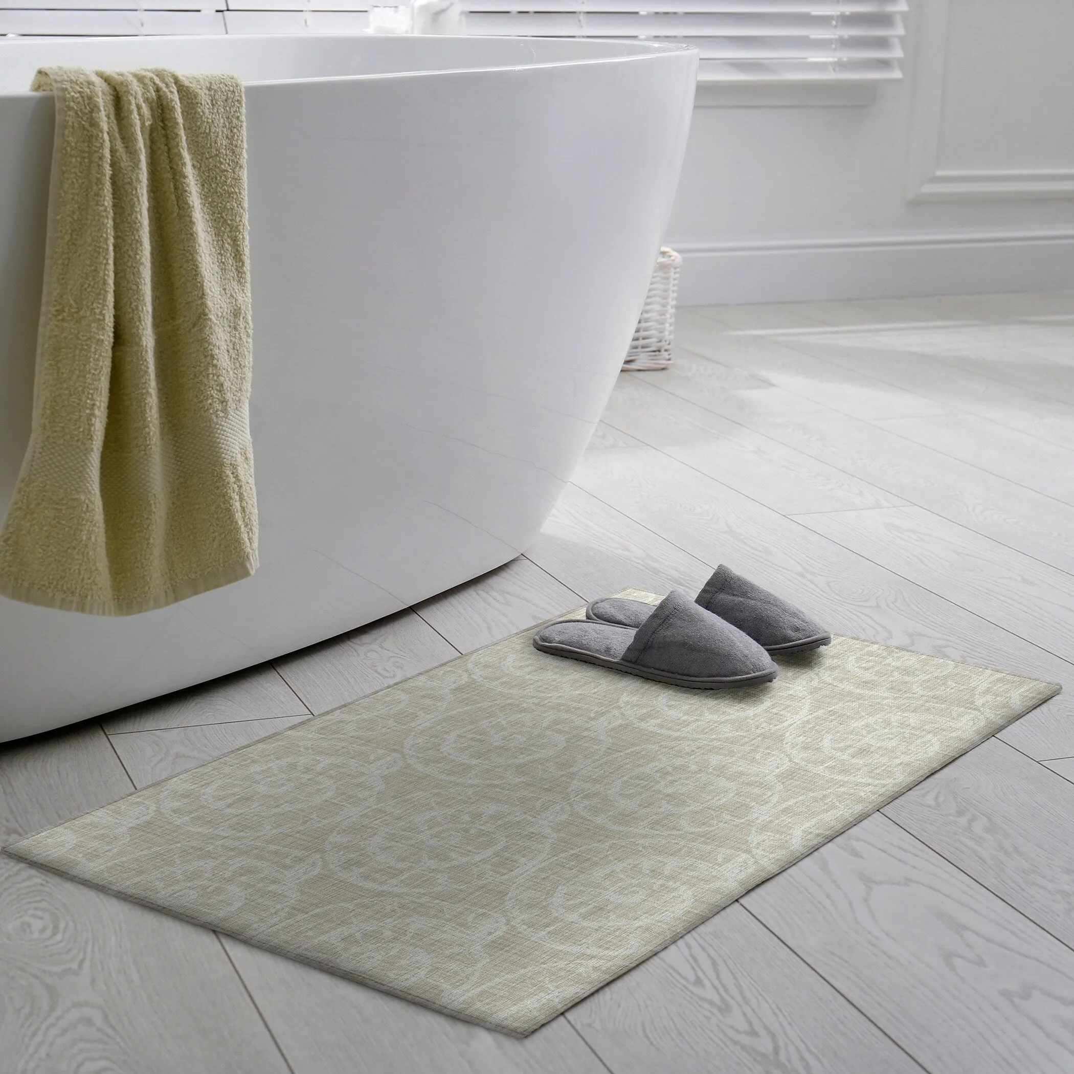 Indoor/ Outdoor Surfside Imprints Washable Rug New