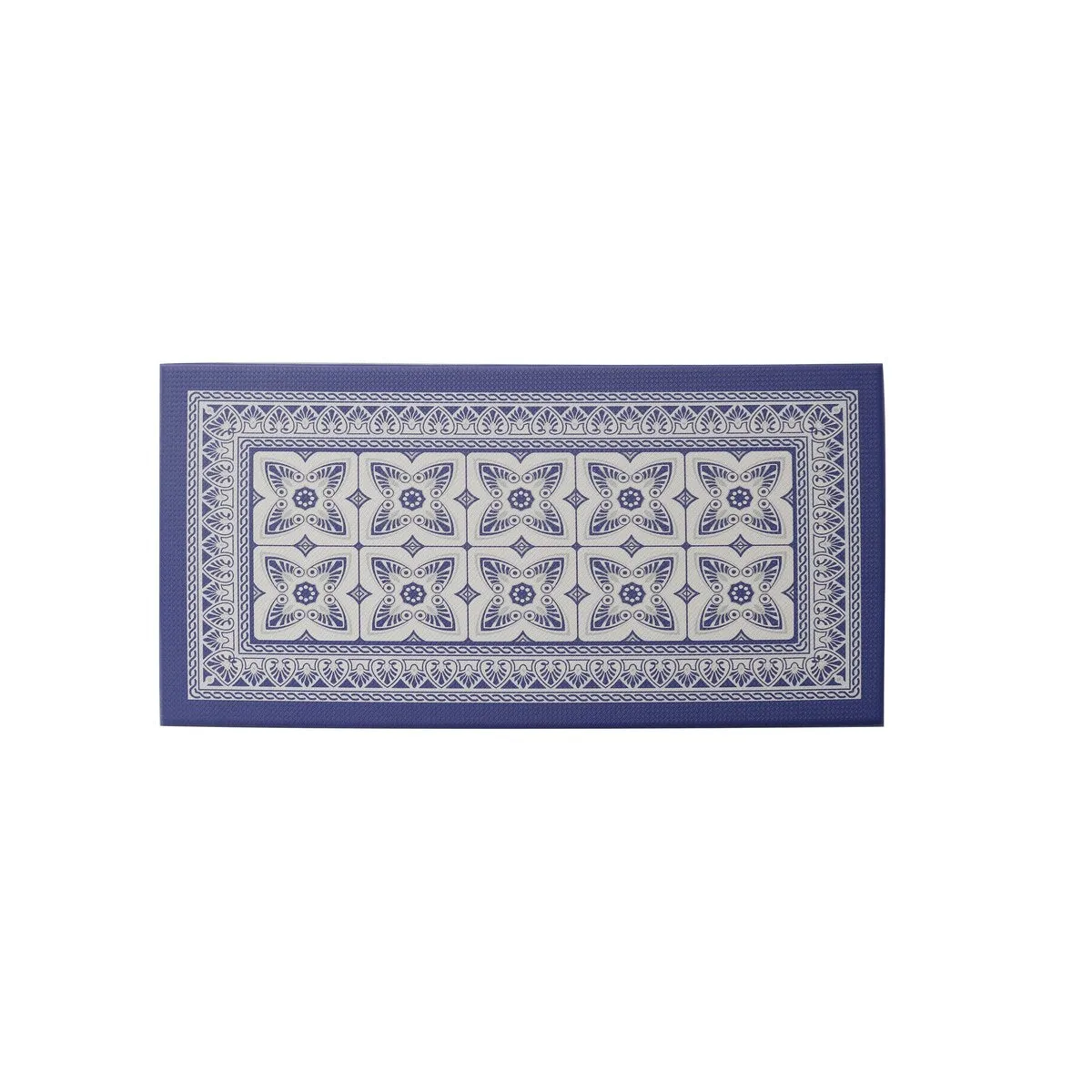 J&V Textiles Geo Anti Fatigue Mat Blue Size 20X39 - 20 X 39
