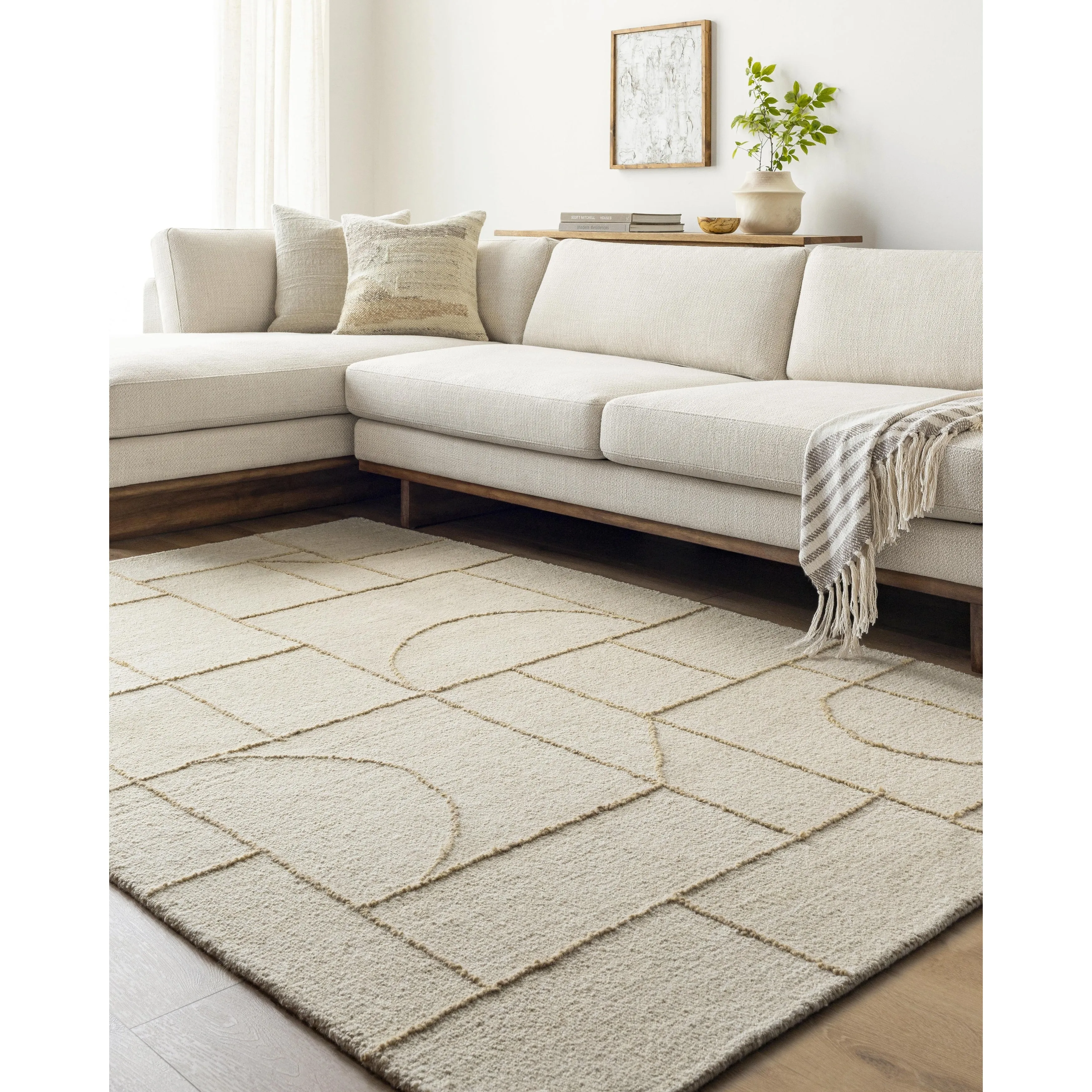 Jaycie Morrocan Abstract Area Rug