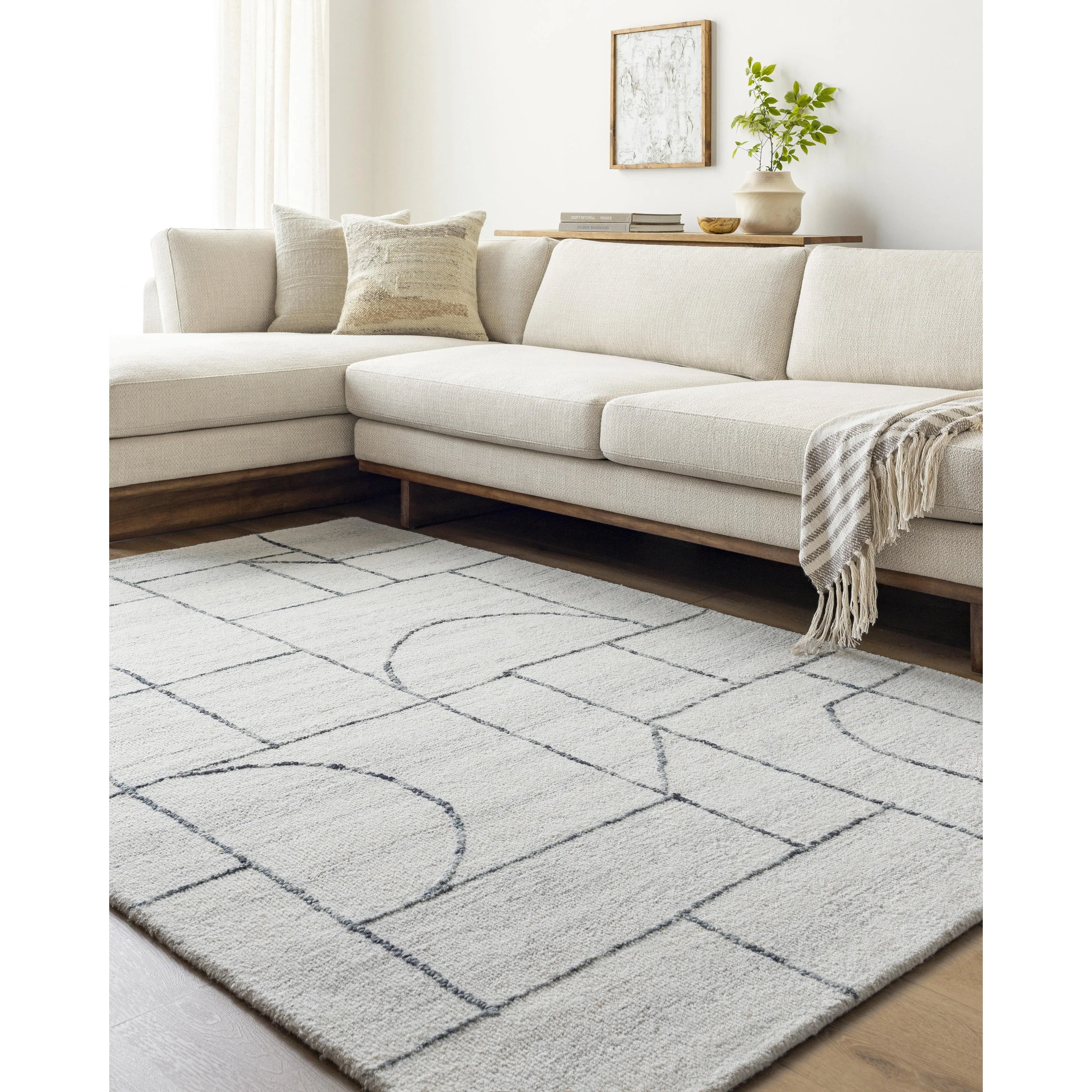 Jaycie Morrocan Abstract Area Rug
