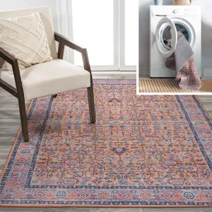 JONATHAN Y Cirali All-Over Persian Machine Washable Area Rug