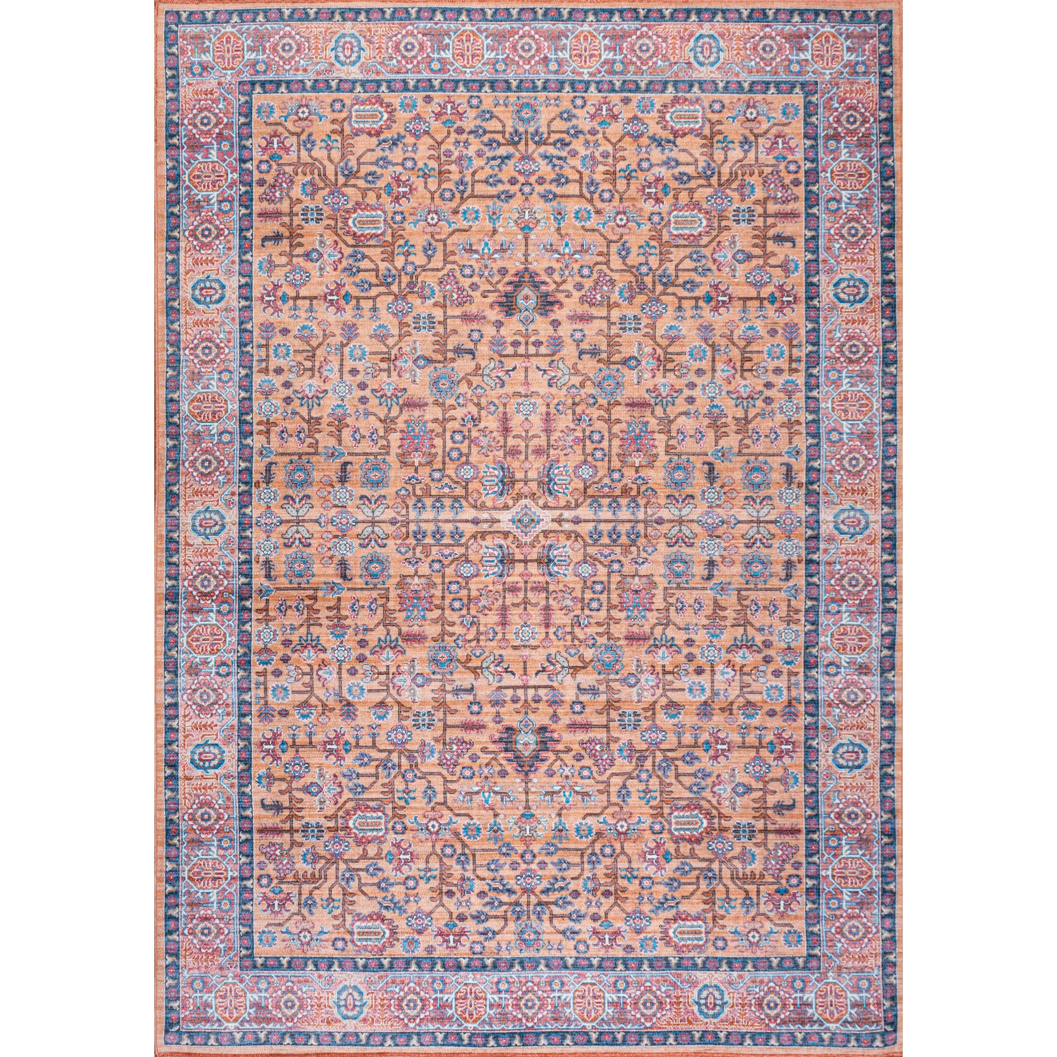 JONATHAN Y Cirali All-Over Persian Machine Washable Area Rug
