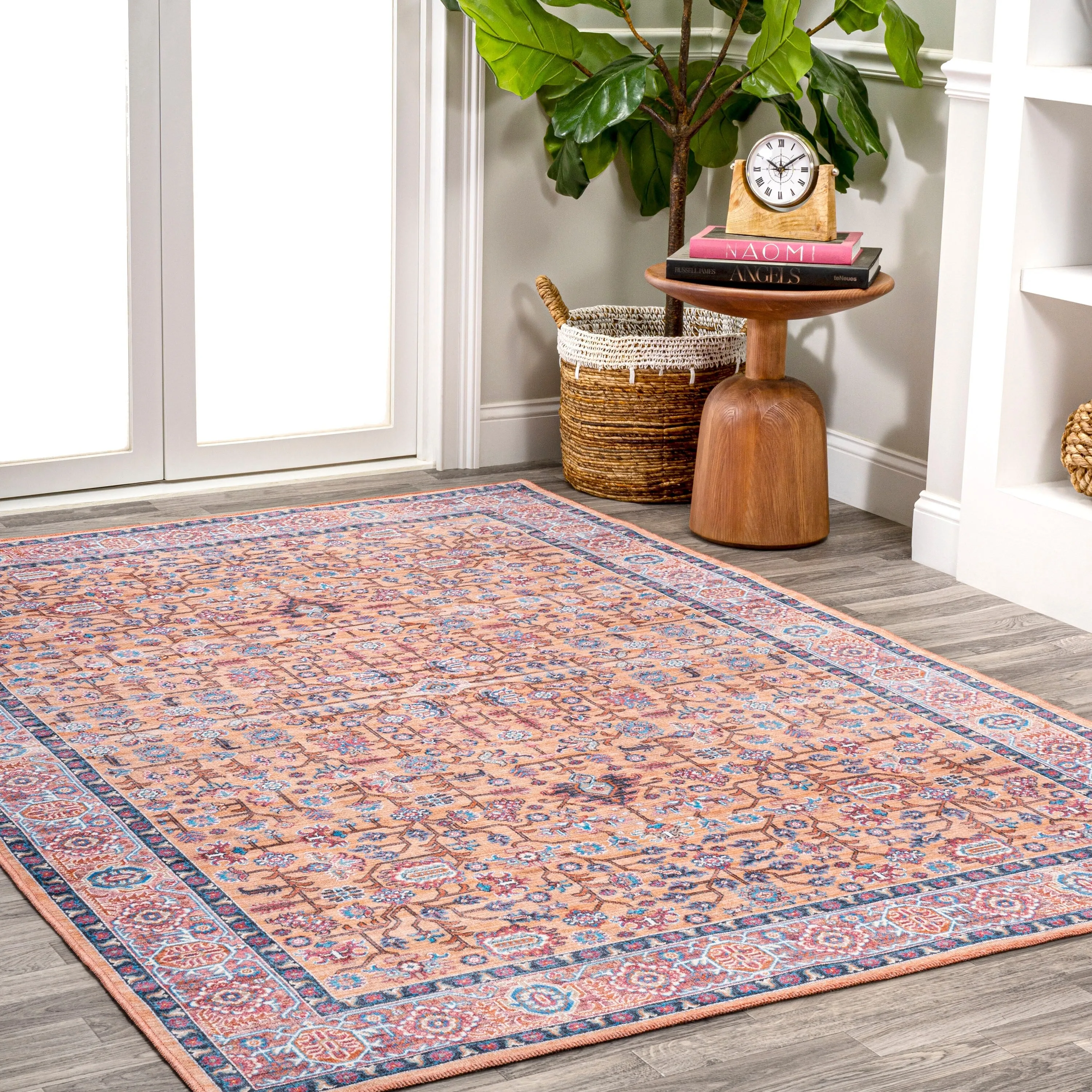 JONATHAN Y Cirali All-Over Persian Machine Washable Area Rug