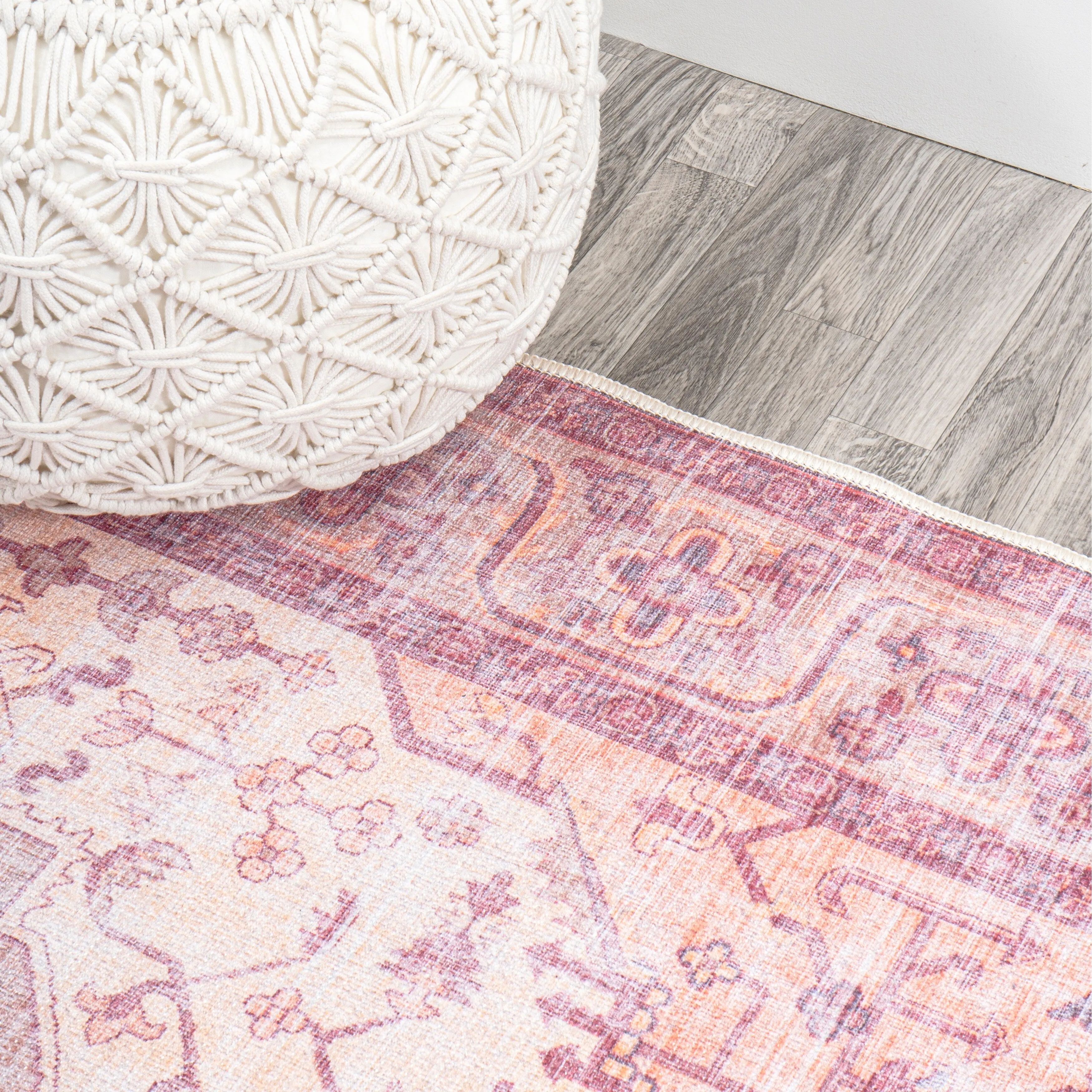JONATHAN Y Cirali All-Over Persian Machine Washable Area Rug