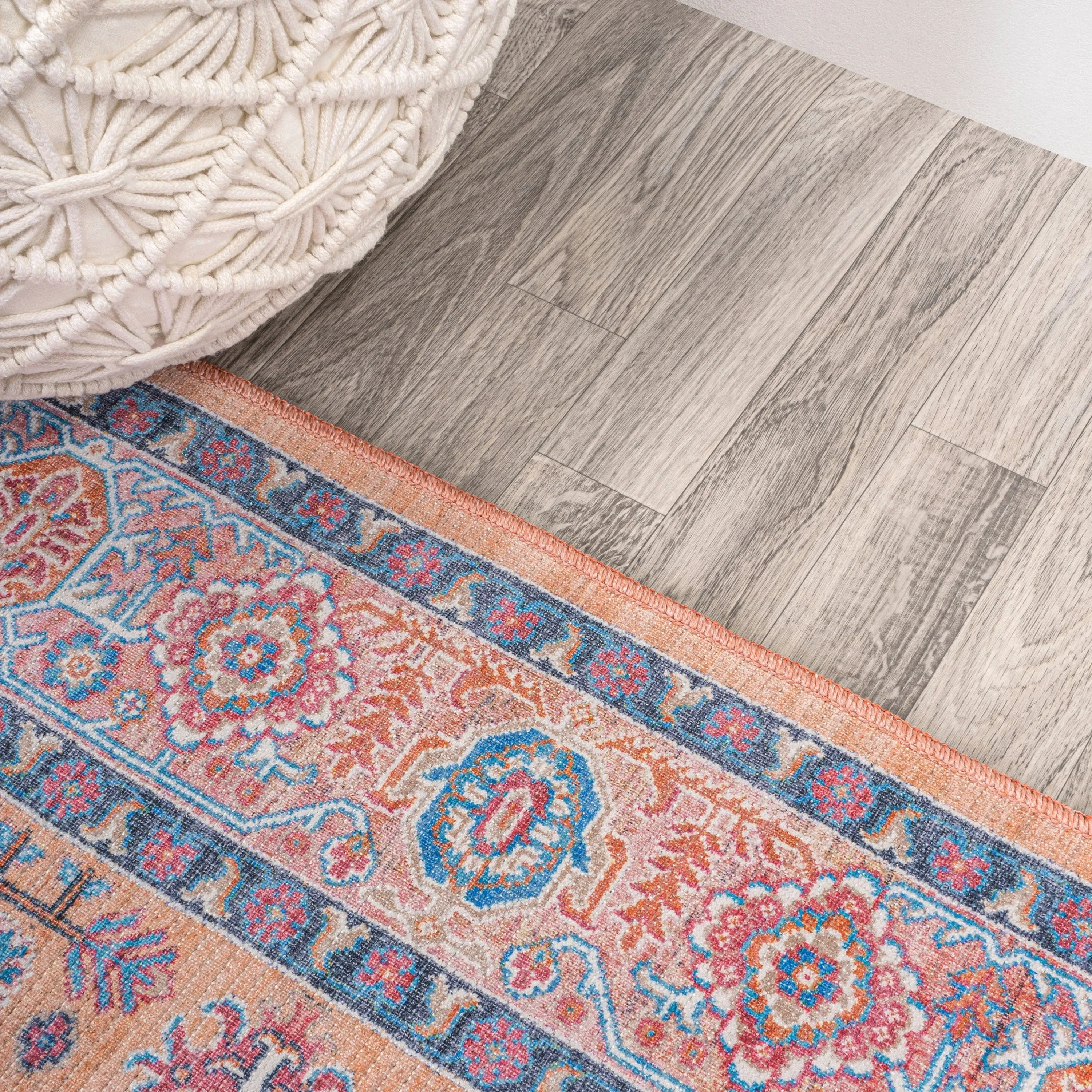 JONATHAN Y Cirali All-Over Persian Machine Washable Area Rug