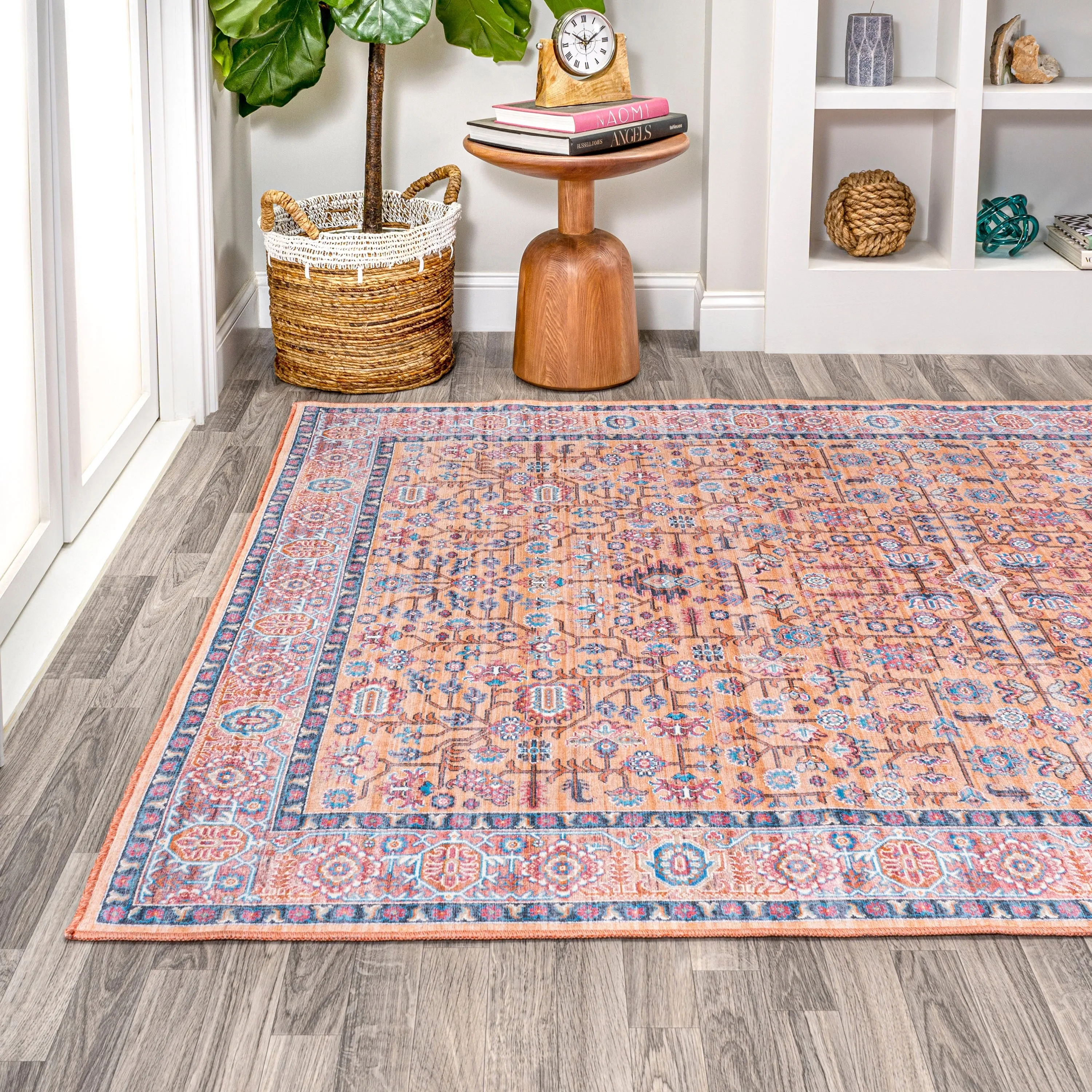 JONATHAN Y Cirali All-Over Persian Machine Washable Area Rug