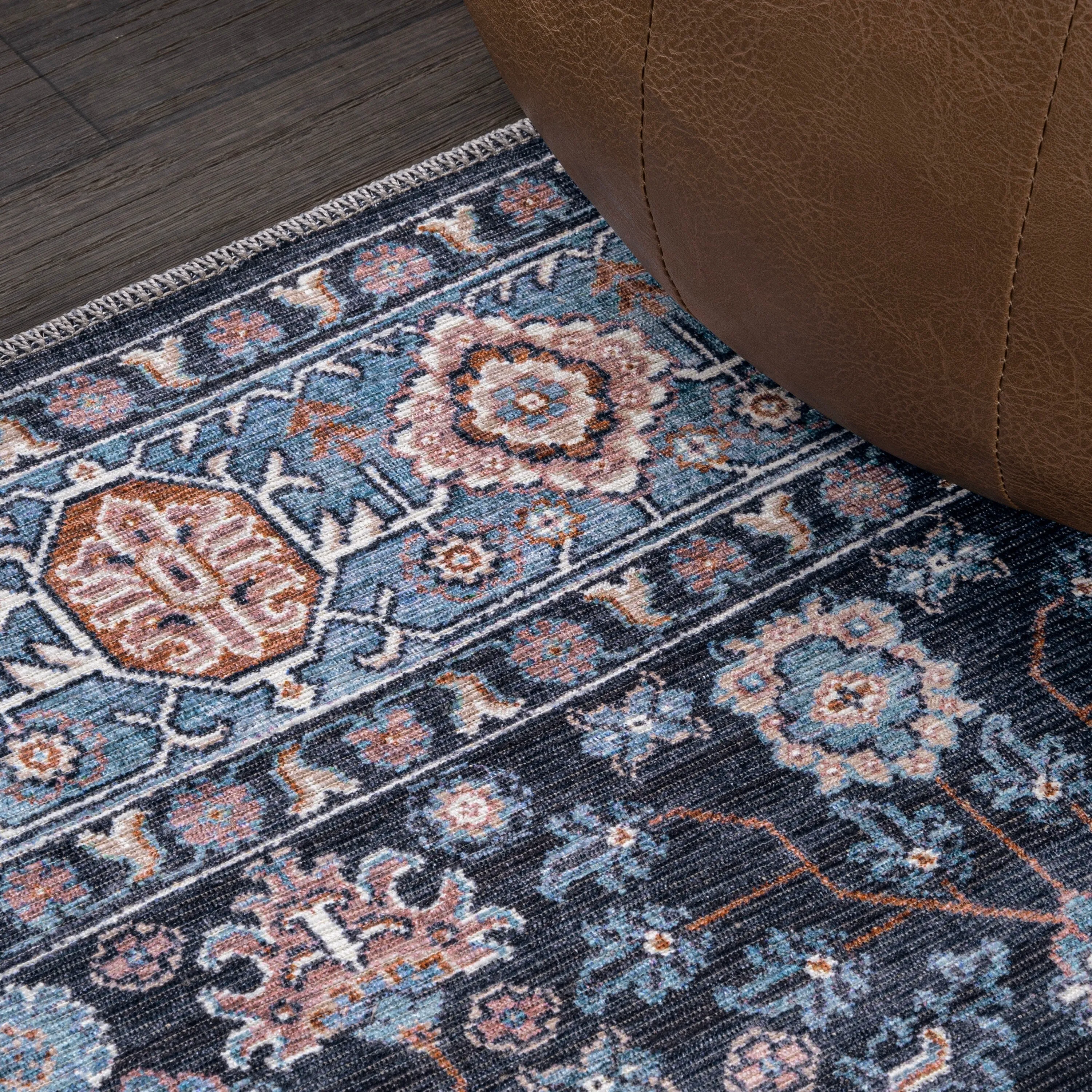 JONATHAN Y Cirali All-Over Persian Machine Washable Area Rug