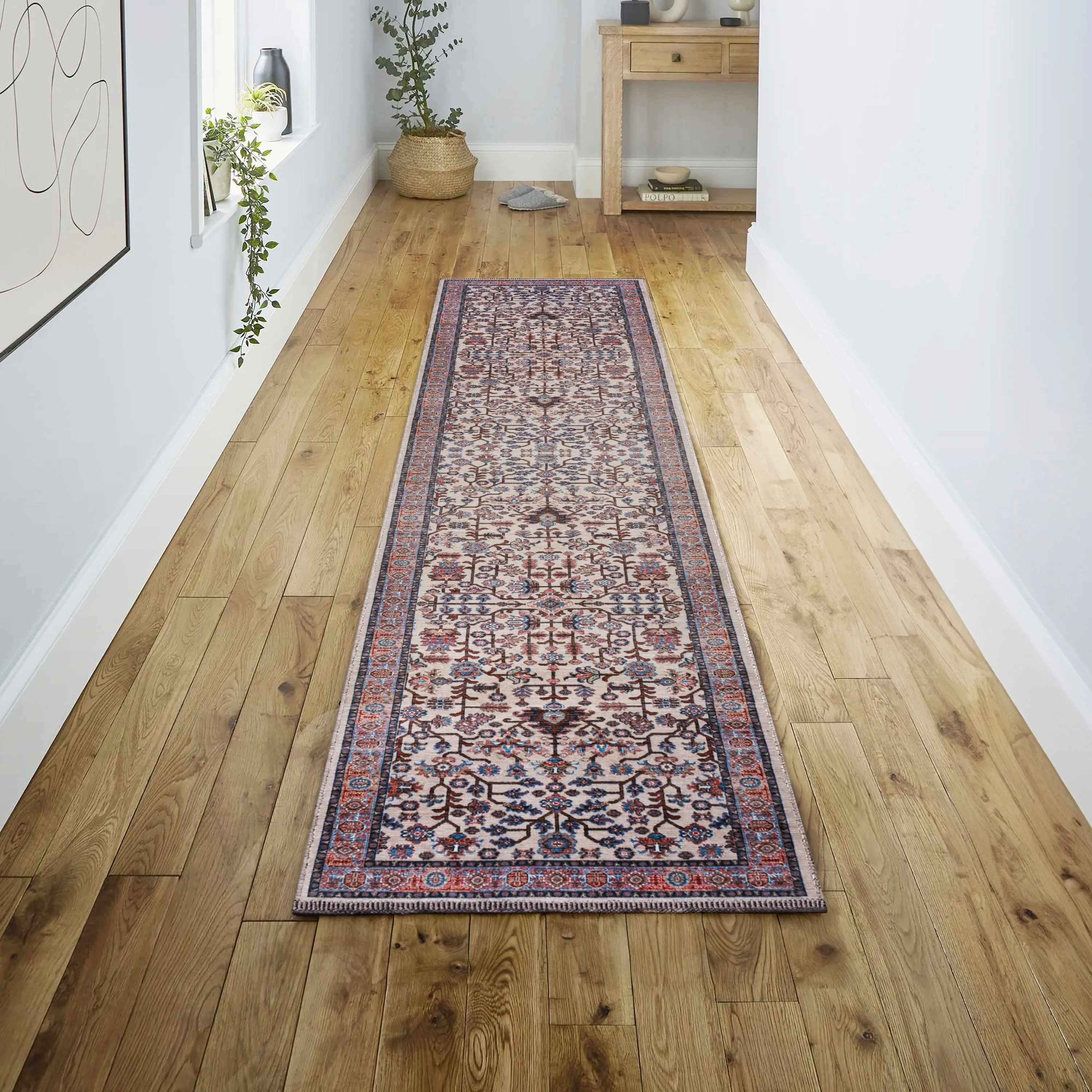 JONATHAN Y Cirali All-Over Persian Machine Washable Area Rug