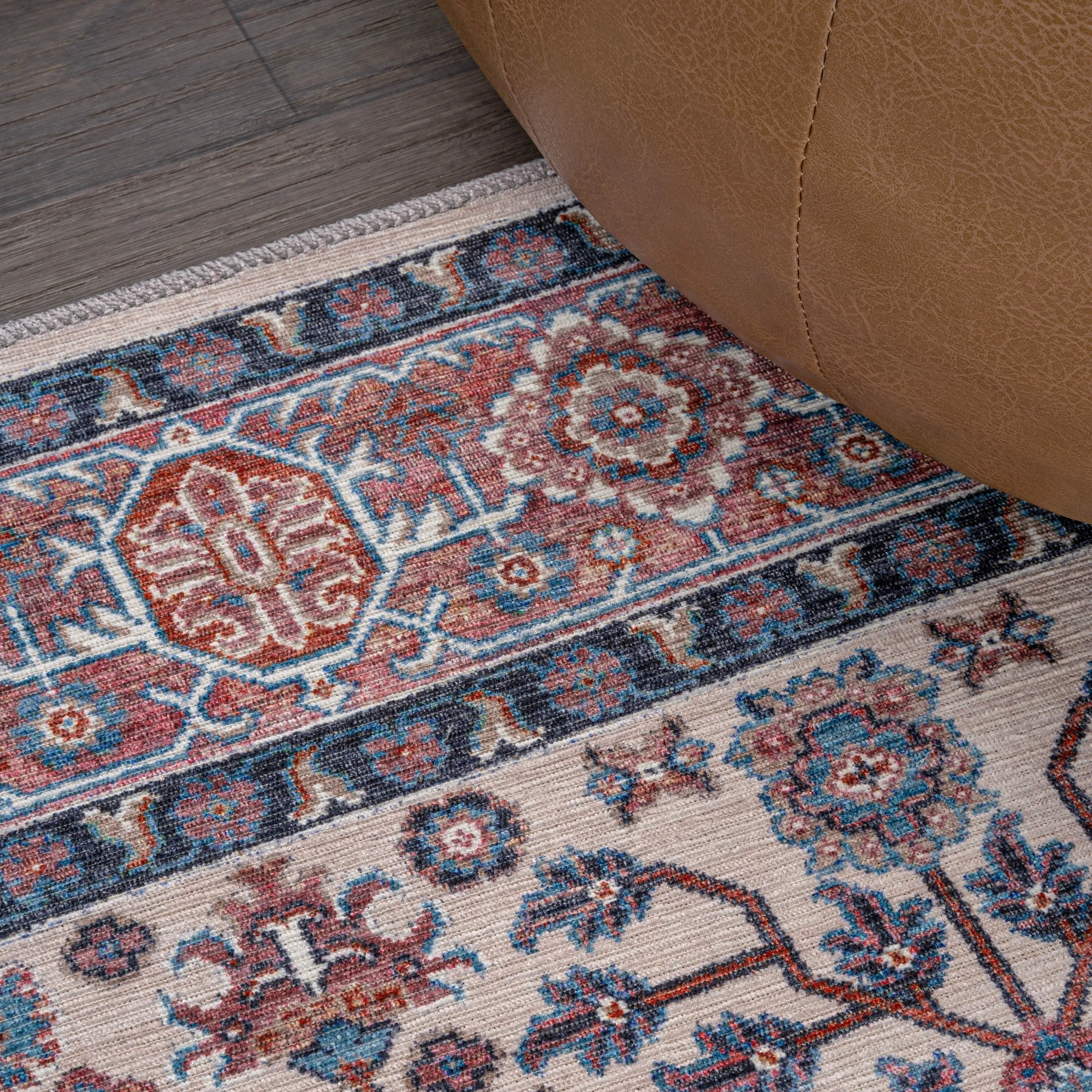 JONATHAN Y Cirali All-Over Persian Machine Washable Area Rug