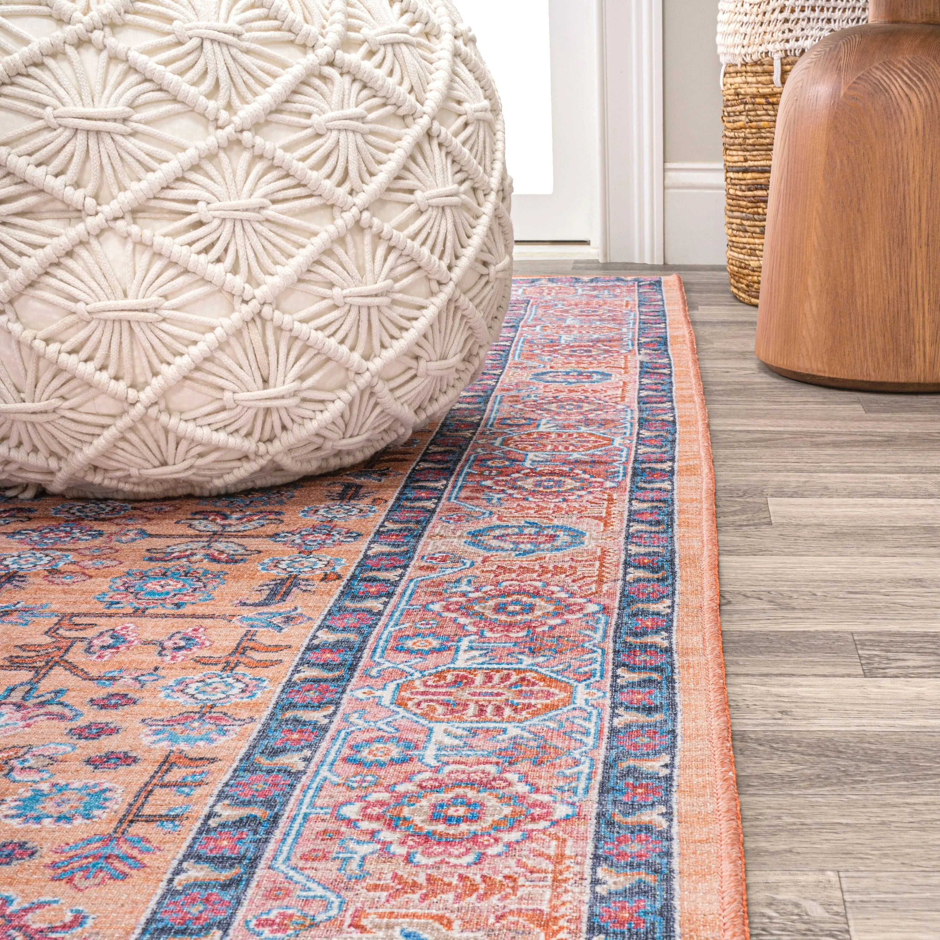 JONATHAN Y Cirali All-Over Persian Machine Washable Area Rug