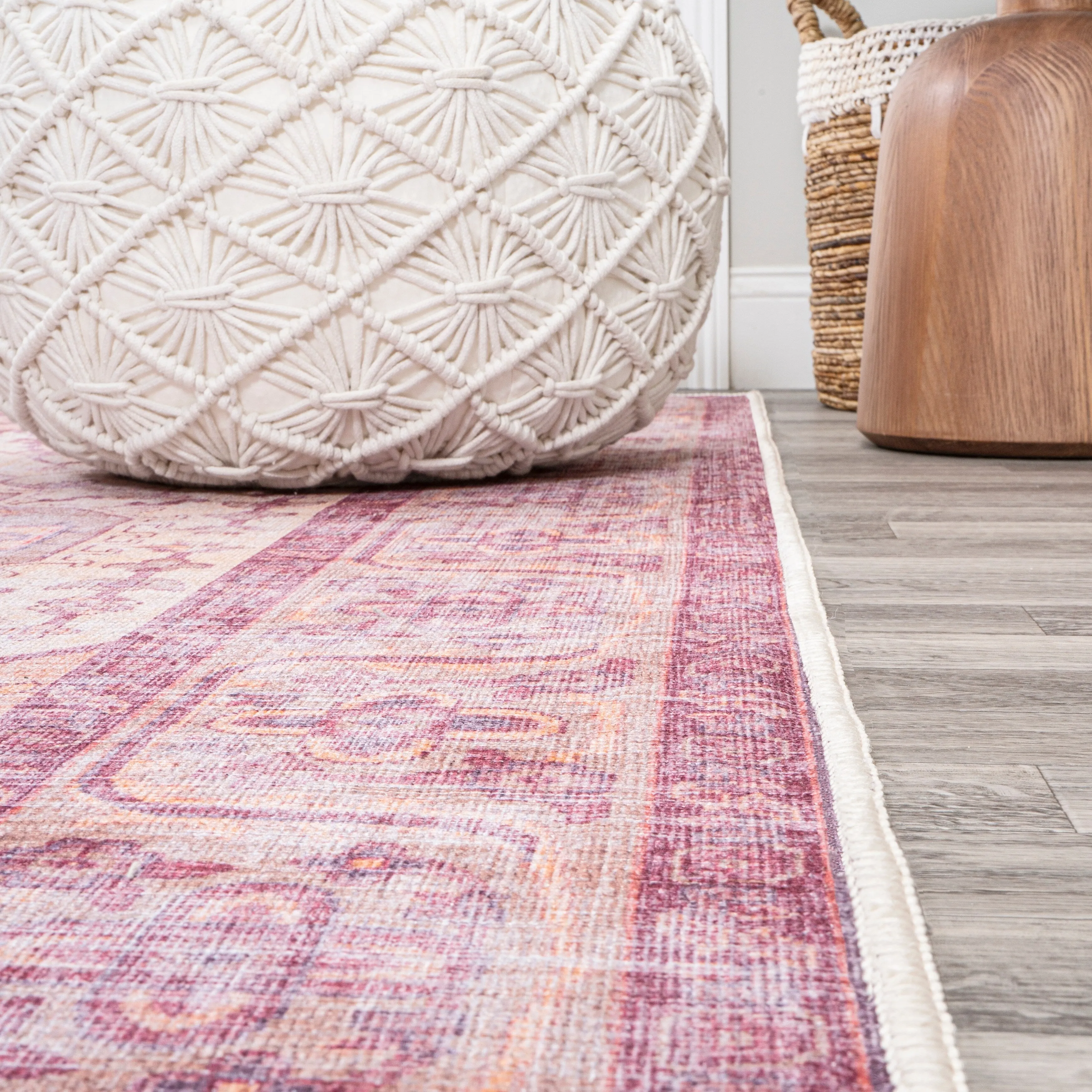 JONATHAN Y Cirali All-Over Persian Machine Washable Area Rug