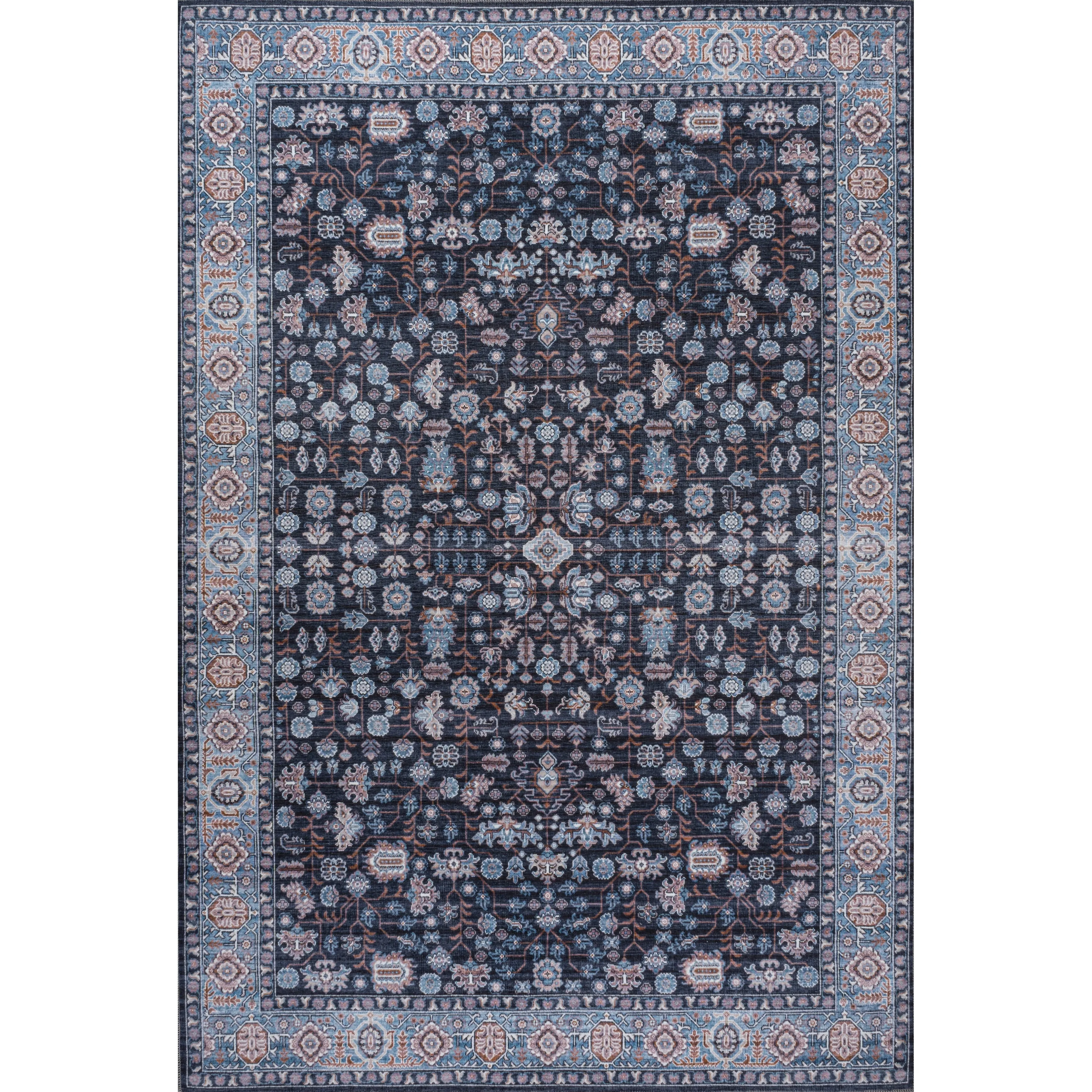 JONATHAN Y Cirali All-Over Persian Machine Washable Area Rug