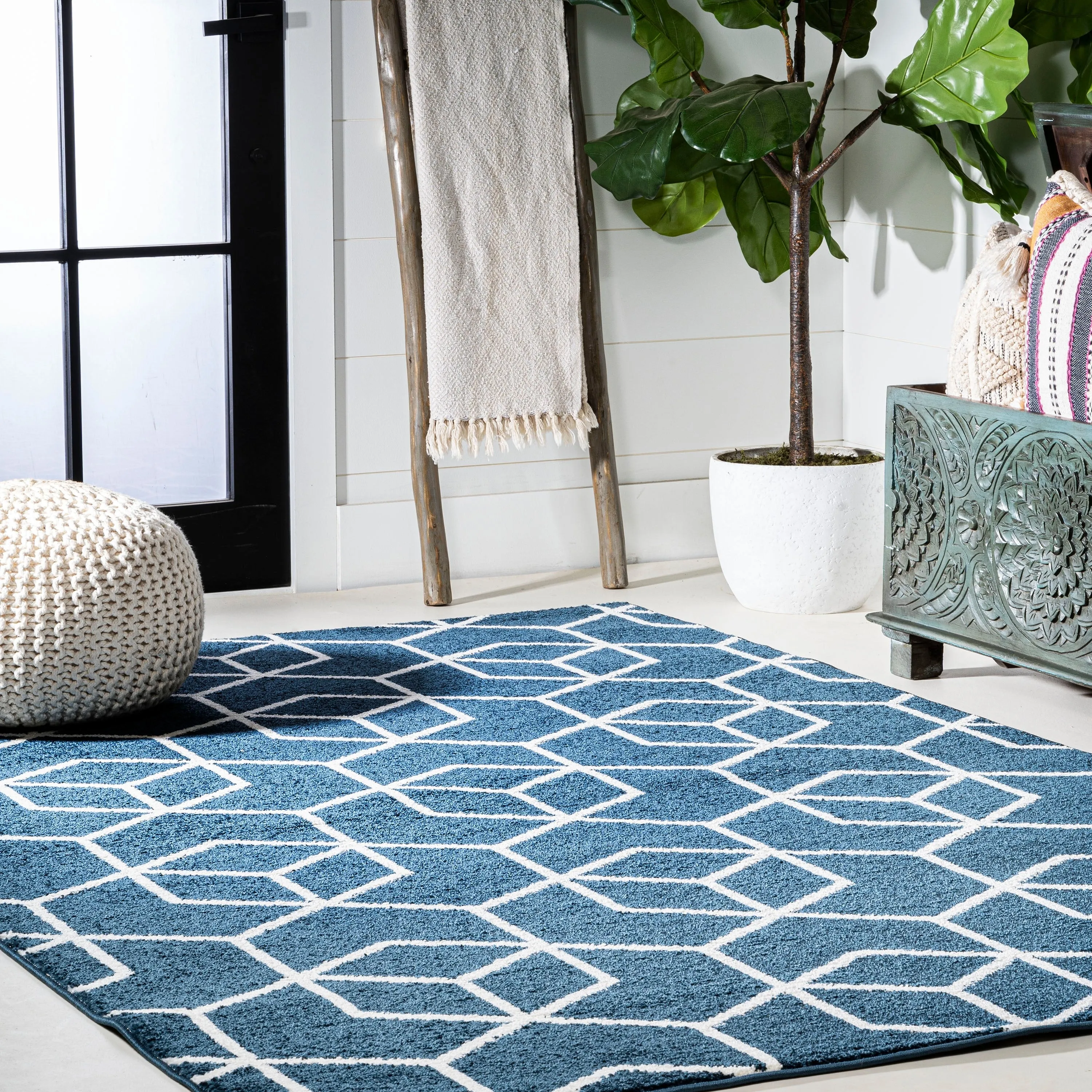 JONATHAN Y Cole Blocks Modern Geometric Area Rug