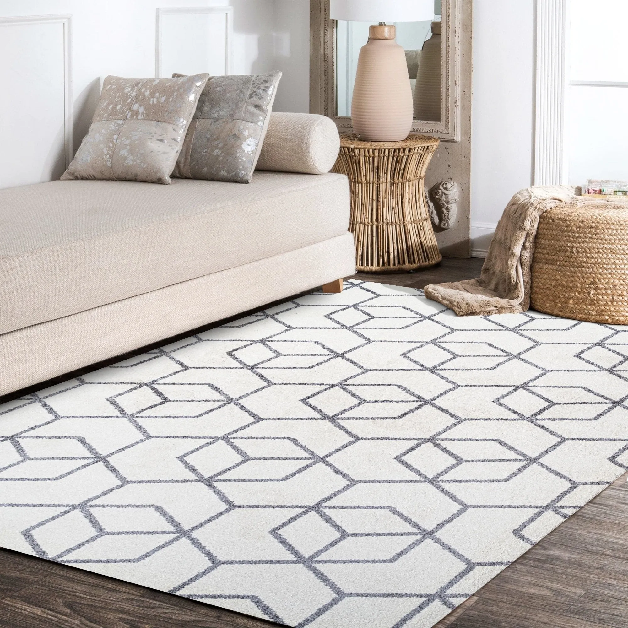 JONATHAN Y Cole Blocks Modern Geometric Area Rug