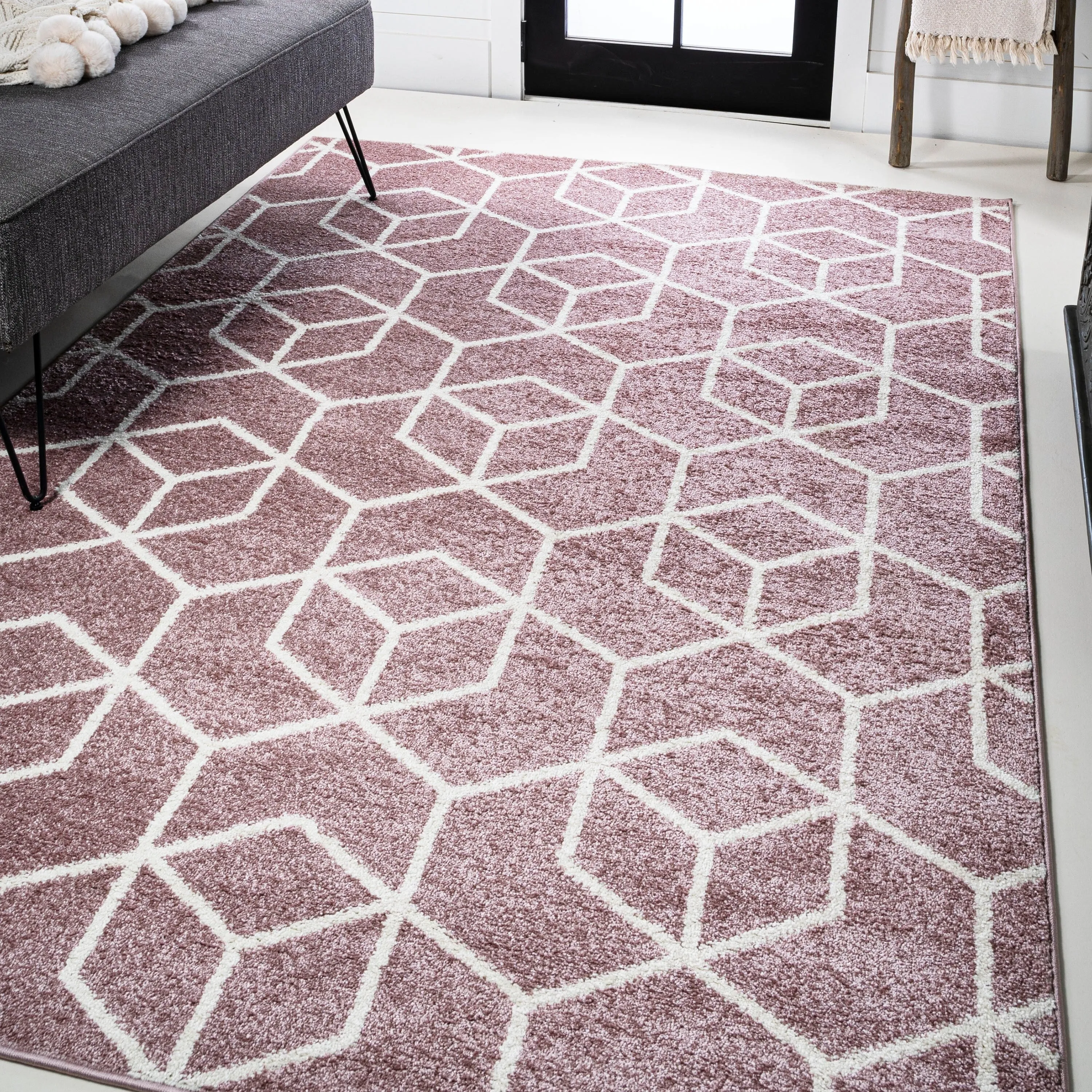 JONATHAN Y Cole Blocks Modern Geometric Area Rug
