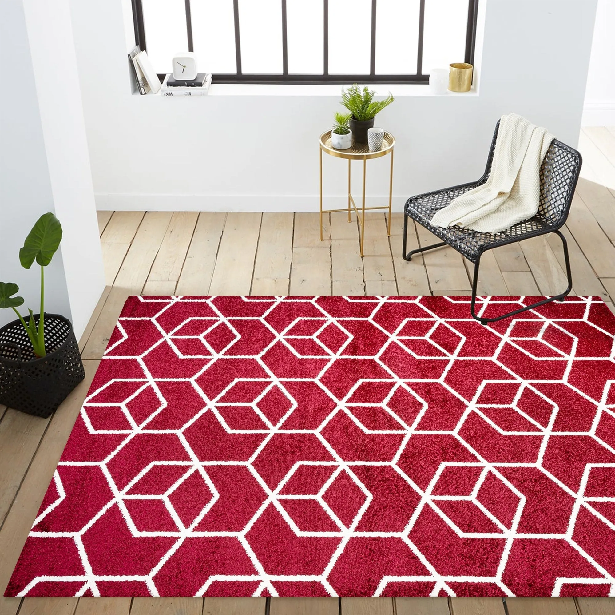 JONATHAN Y Cole Blocks Modern Geometric Area Rug