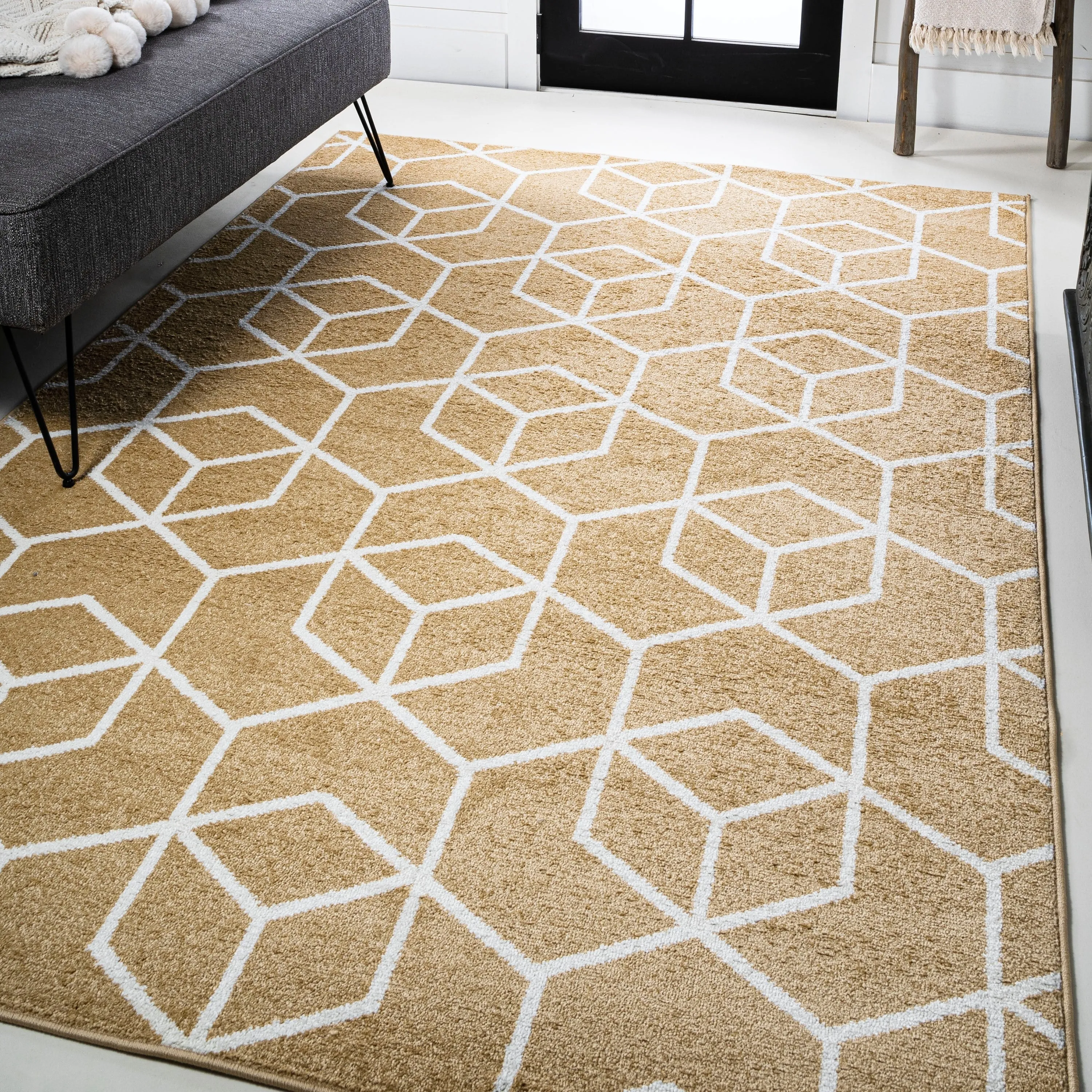 JONATHAN Y Cole Blocks Modern Geometric Area Rug