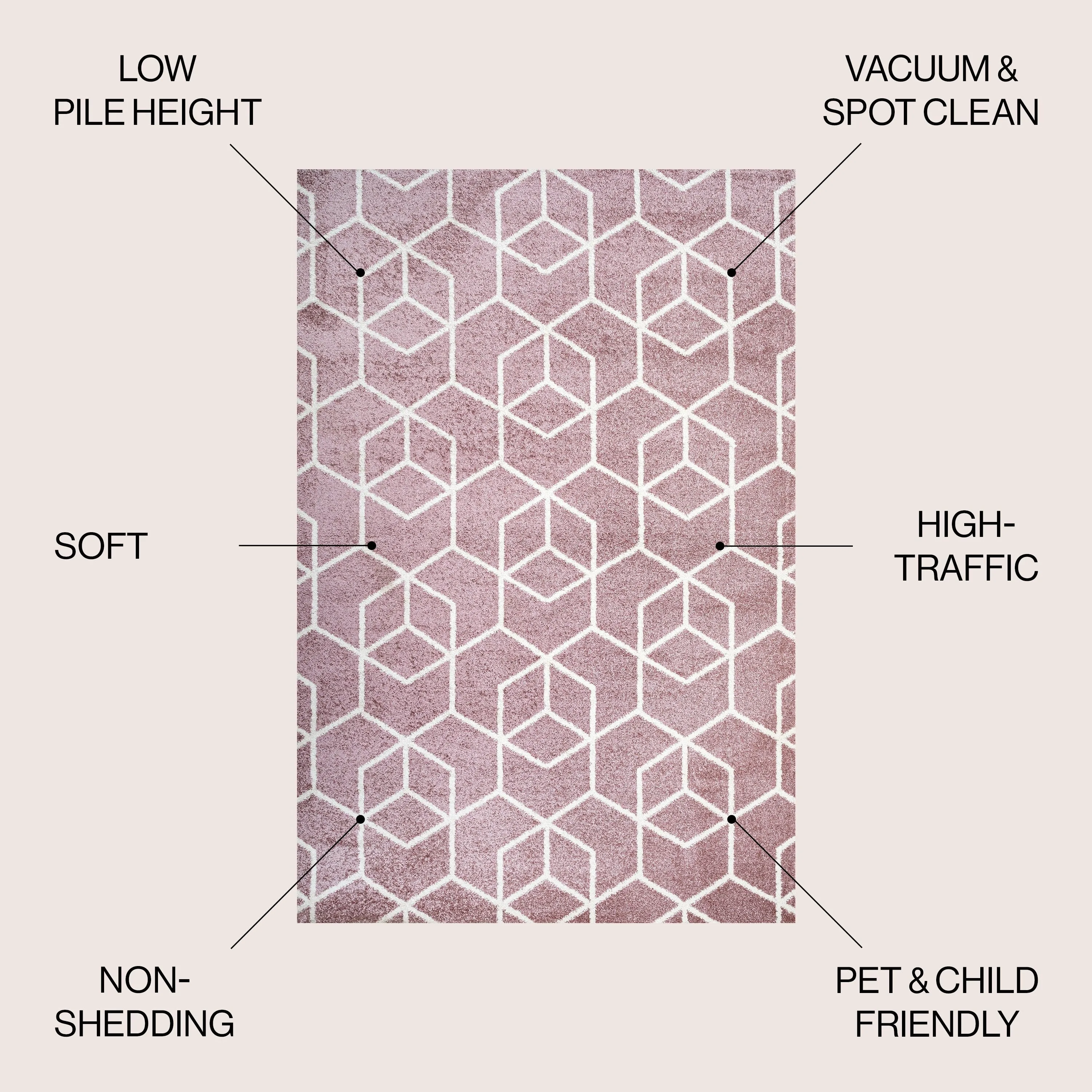 JONATHAN Y Cole Blocks Modern Geometric Area Rug