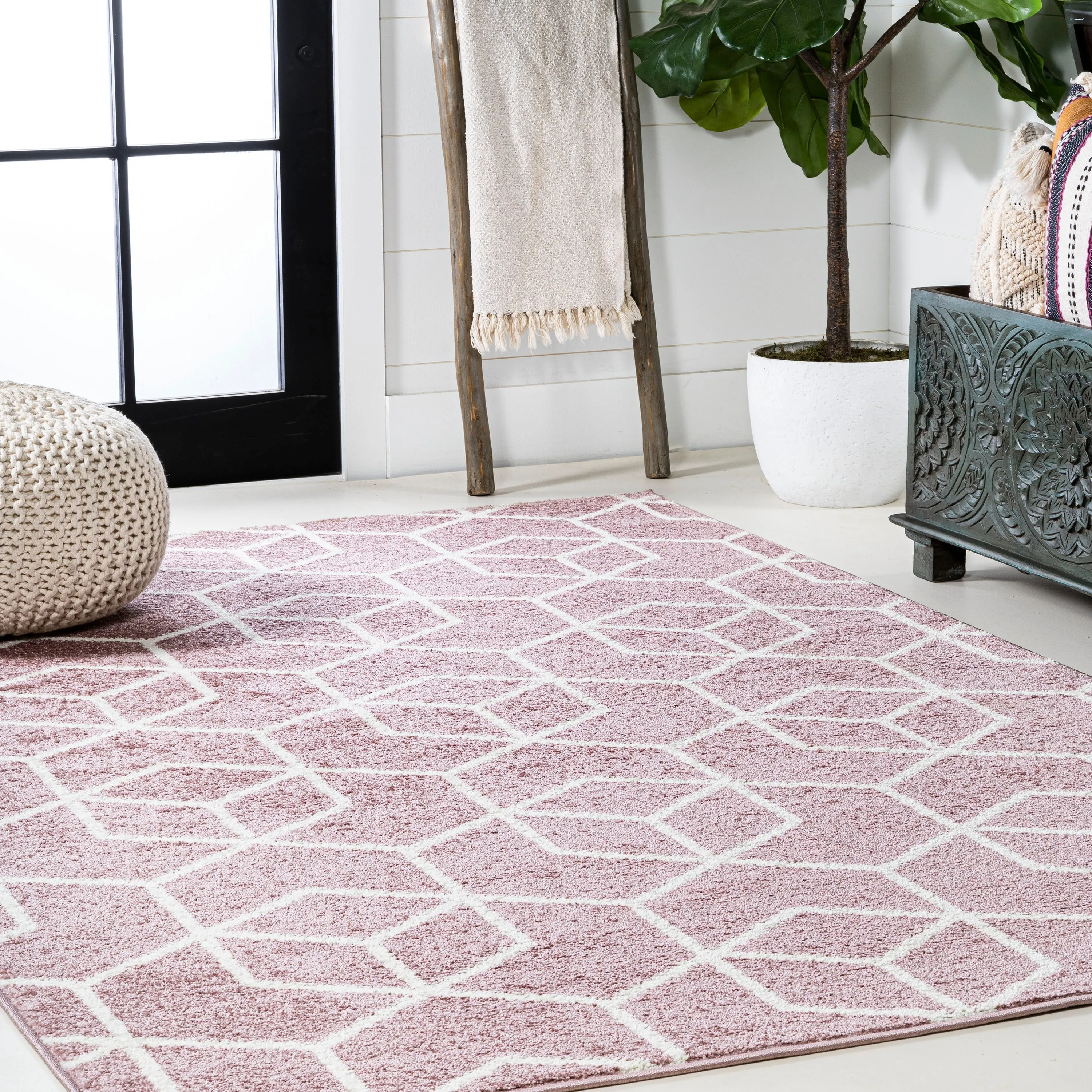 JONATHAN Y Cole Blocks Modern Geometric Area Rug