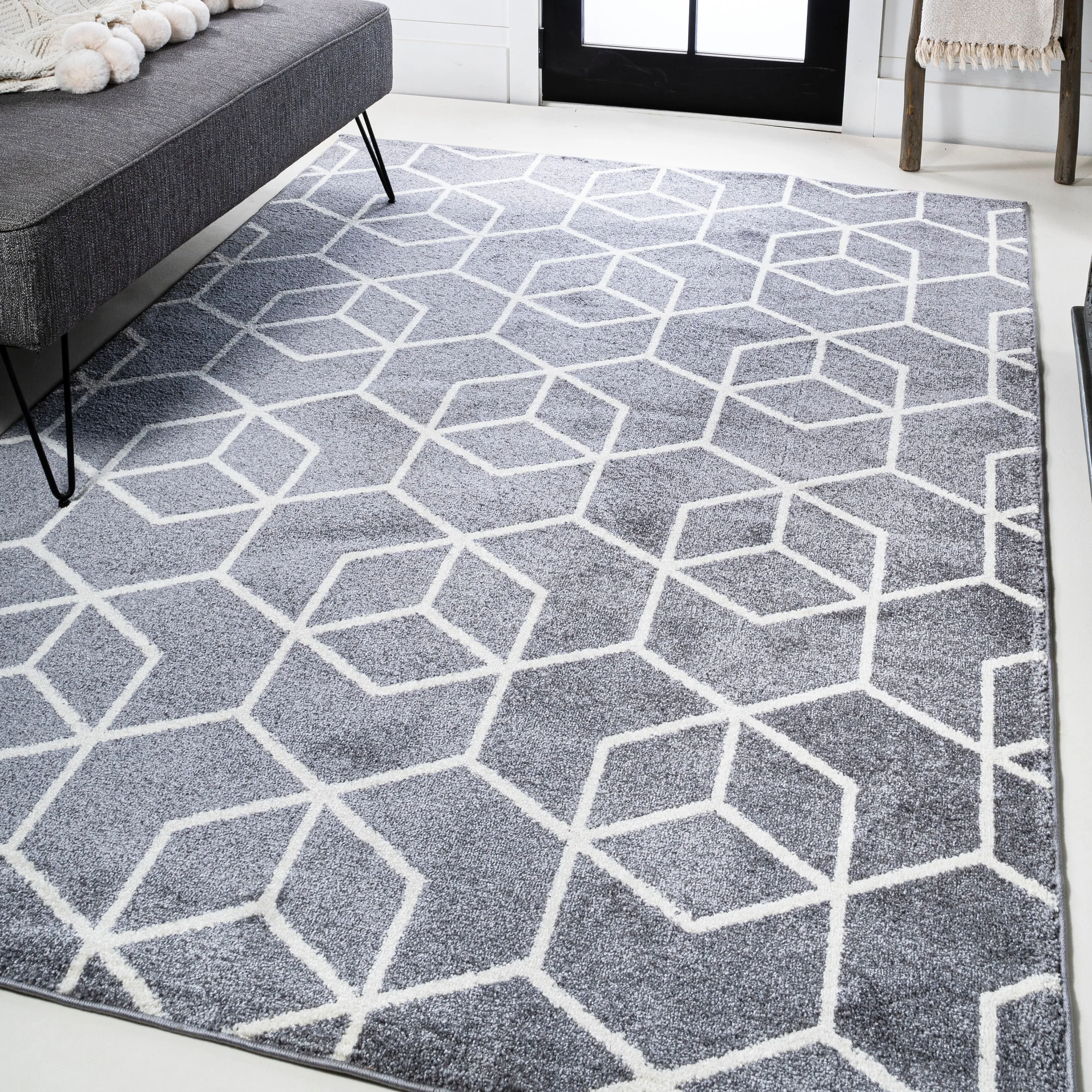 JONATHAN Y Cole Blocks Modern Geometric Area Rug