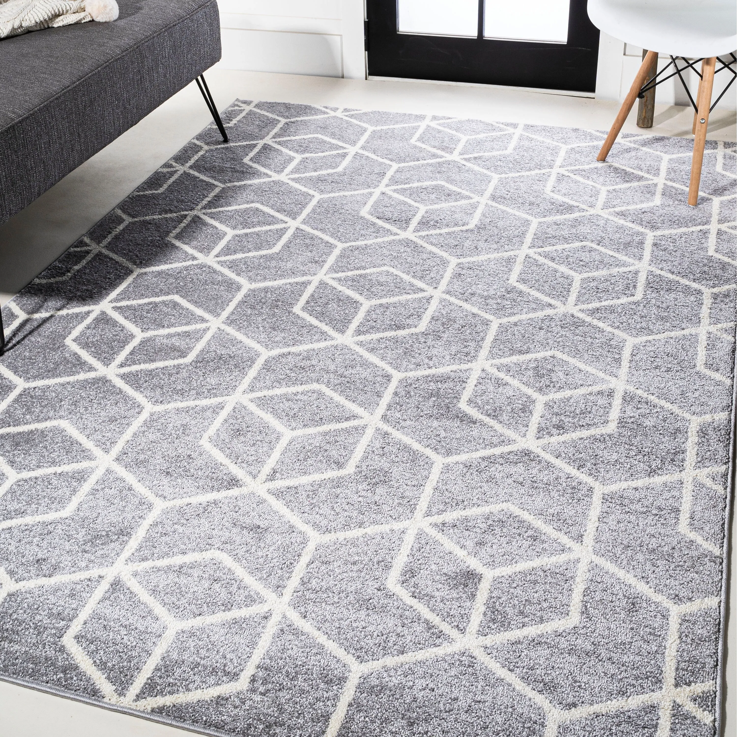 JONATHAN Y Cole Blocks Modern Geometric Area Rug