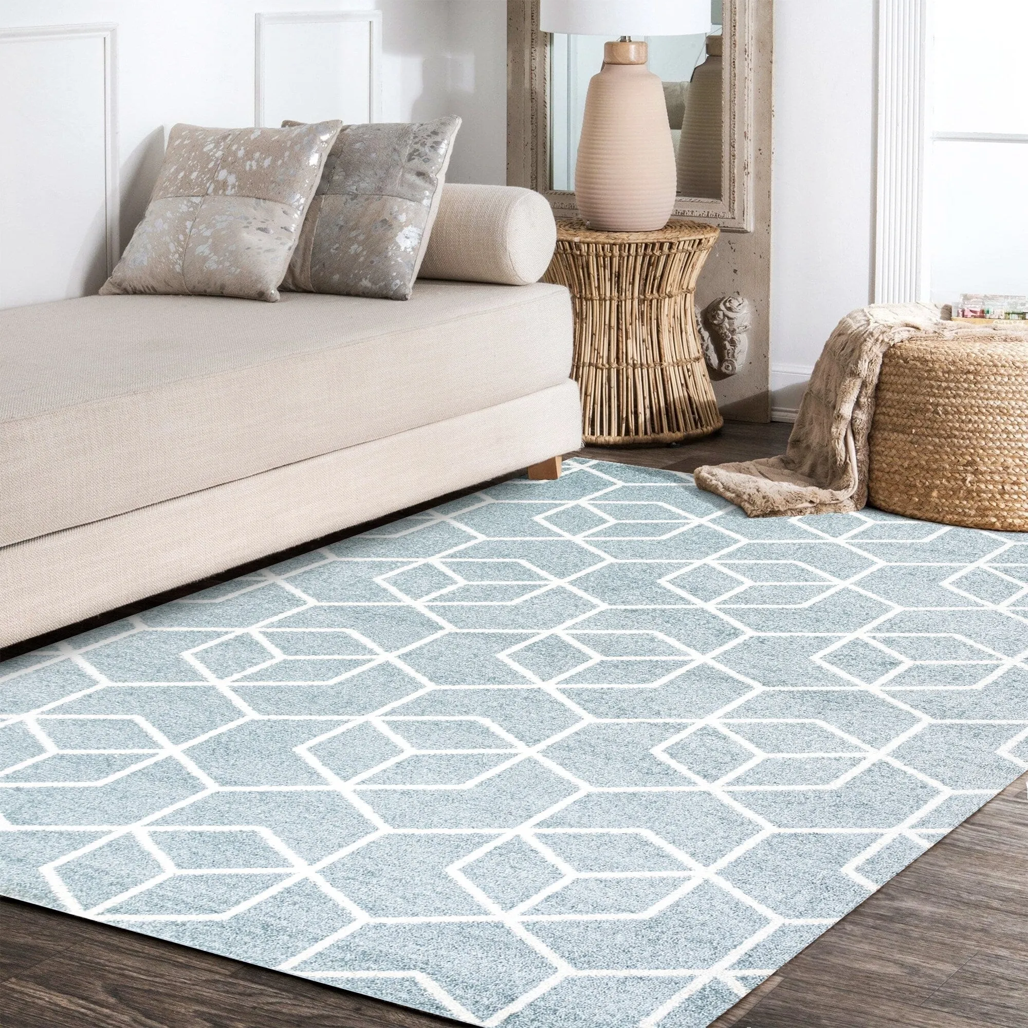 JONATHAN Y Cole Blocks Modern Geometric Area Rug