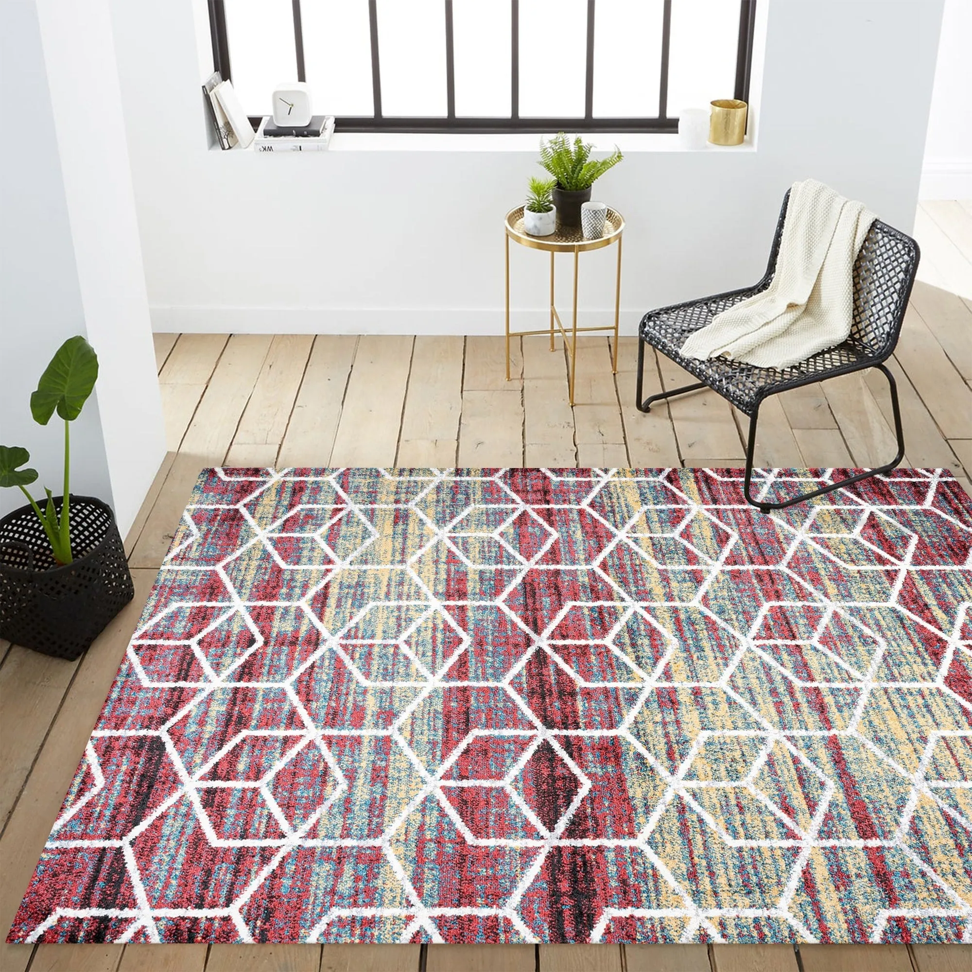 JONATHAN Y Cole Blocks Modern Geometric Area Rug