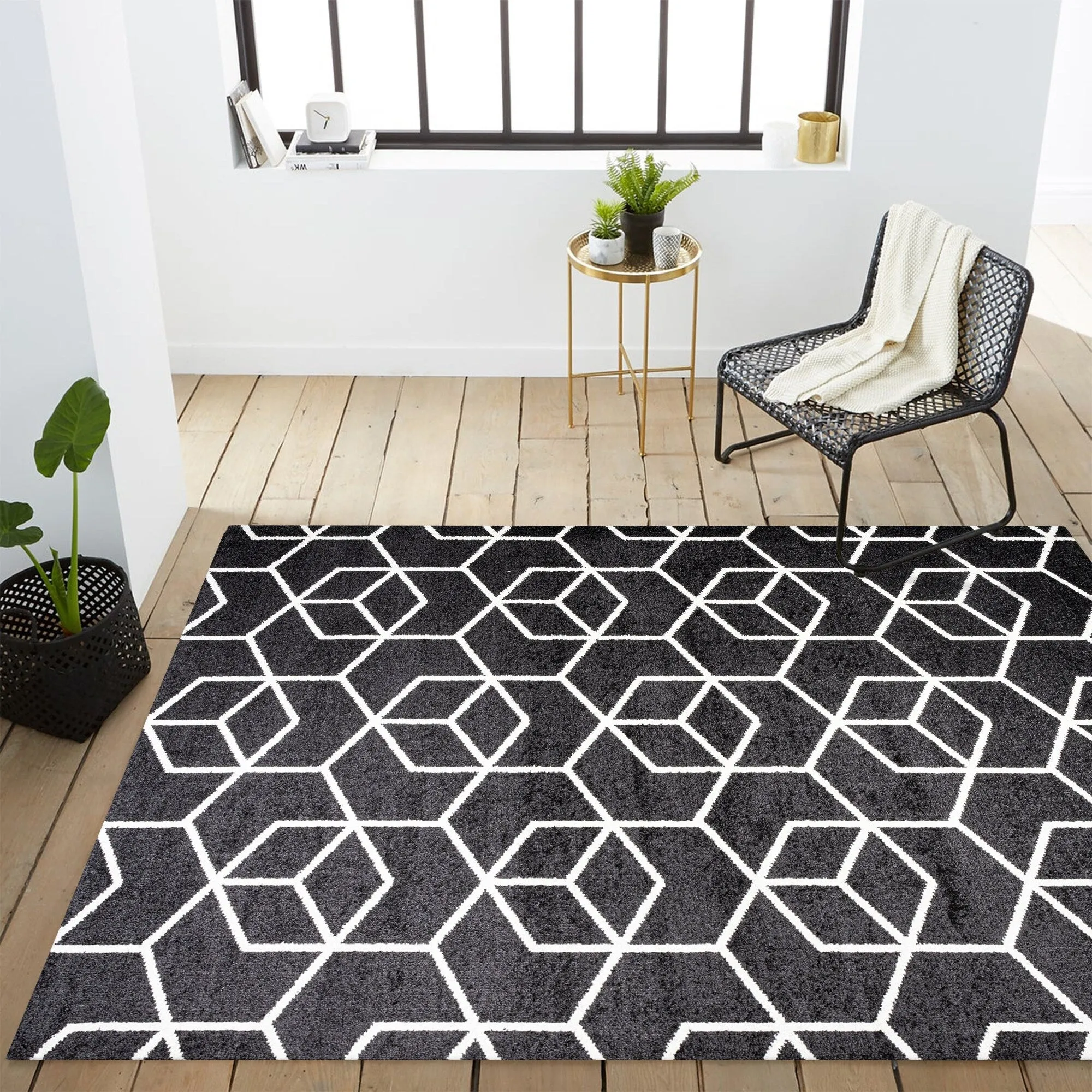 JONATHAN Y Cole Blocks Modern Geometric Area Rug