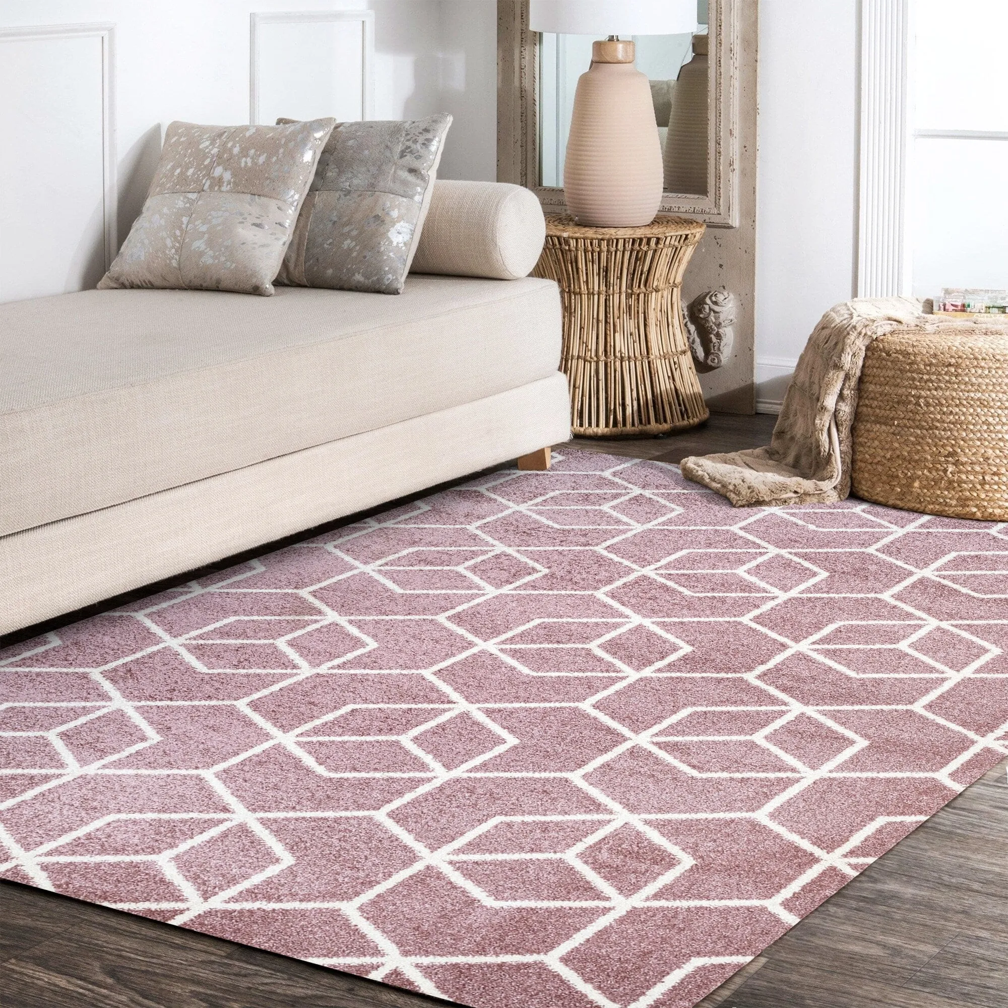 JONATHAN Y Cole Blocks Modern Geometric Area Rug