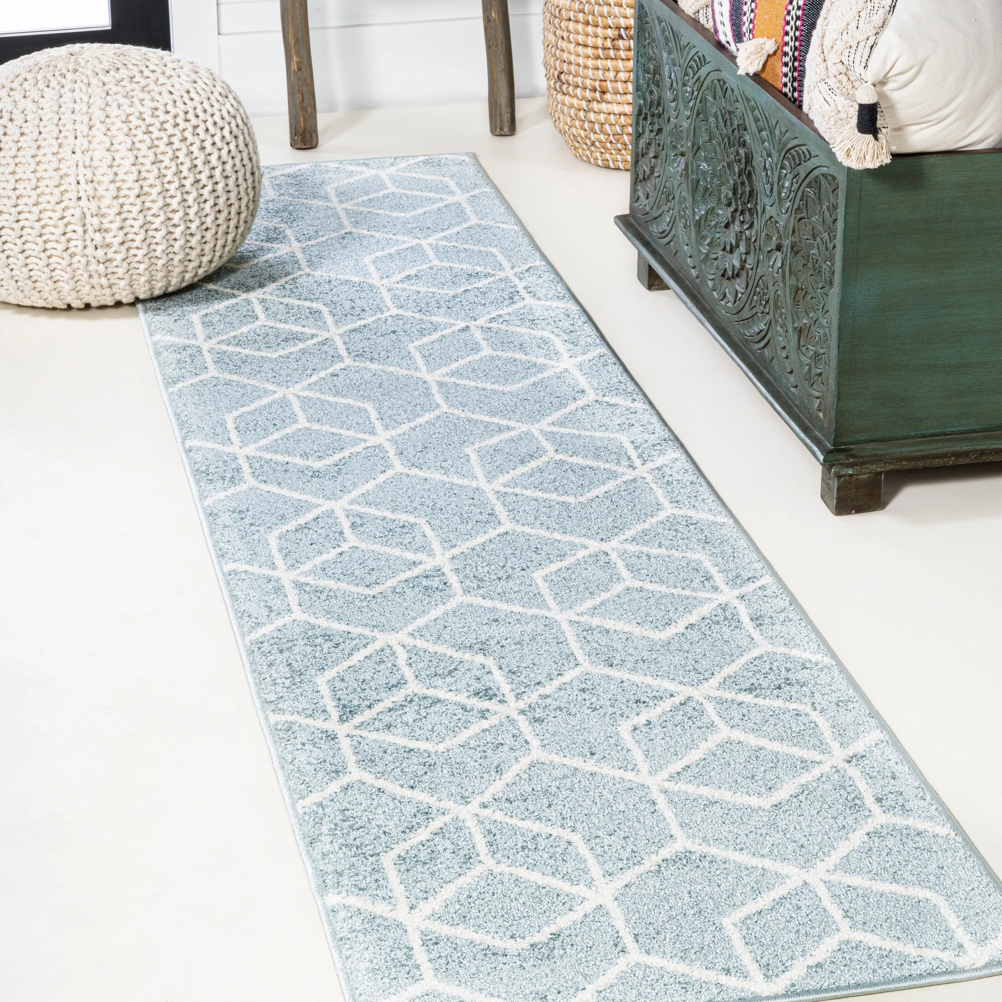 JONATHAN Y Cole Blocks Modern Geometric Area Rug