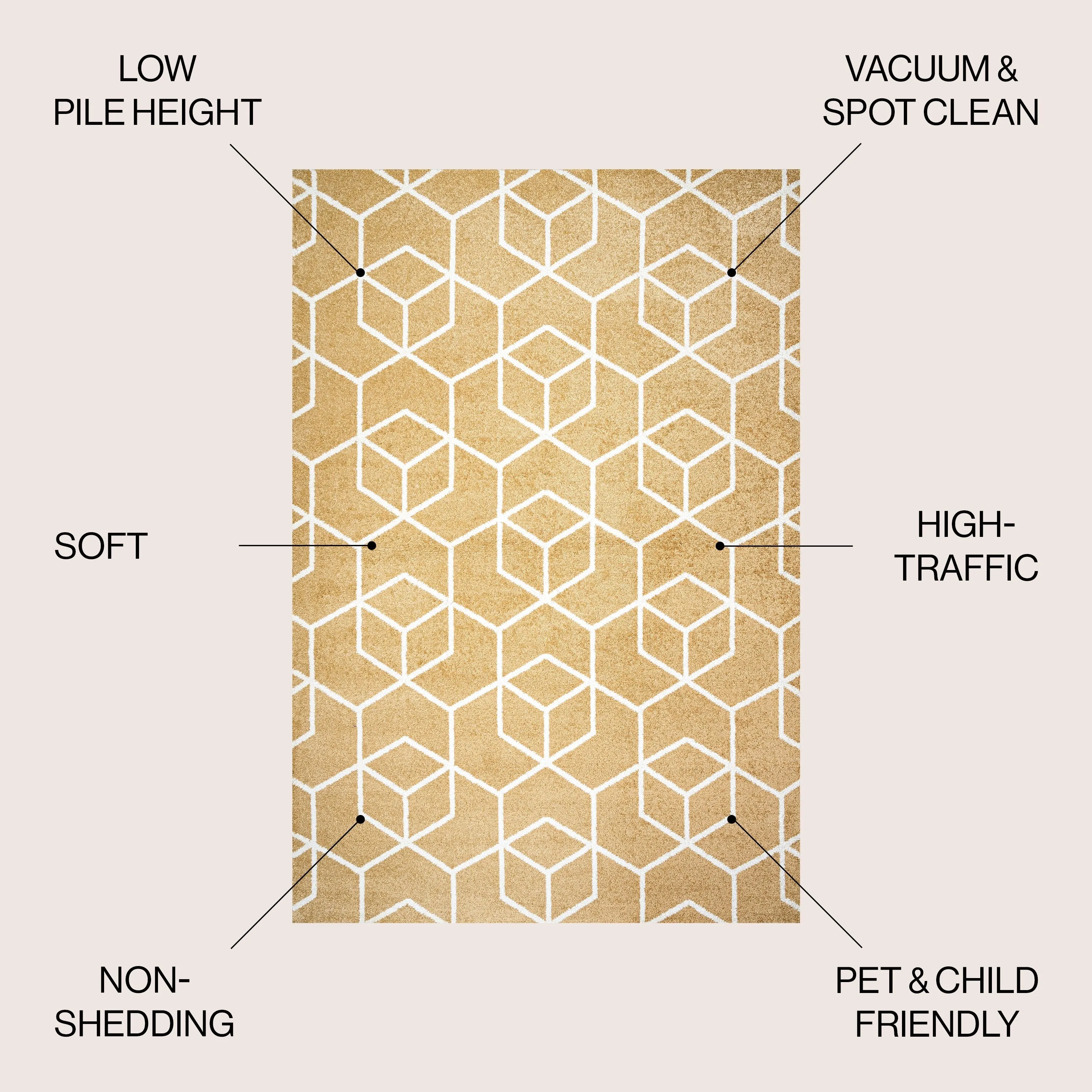 JONATHAN Y Cole Blocks Modern Geometric Area Rug