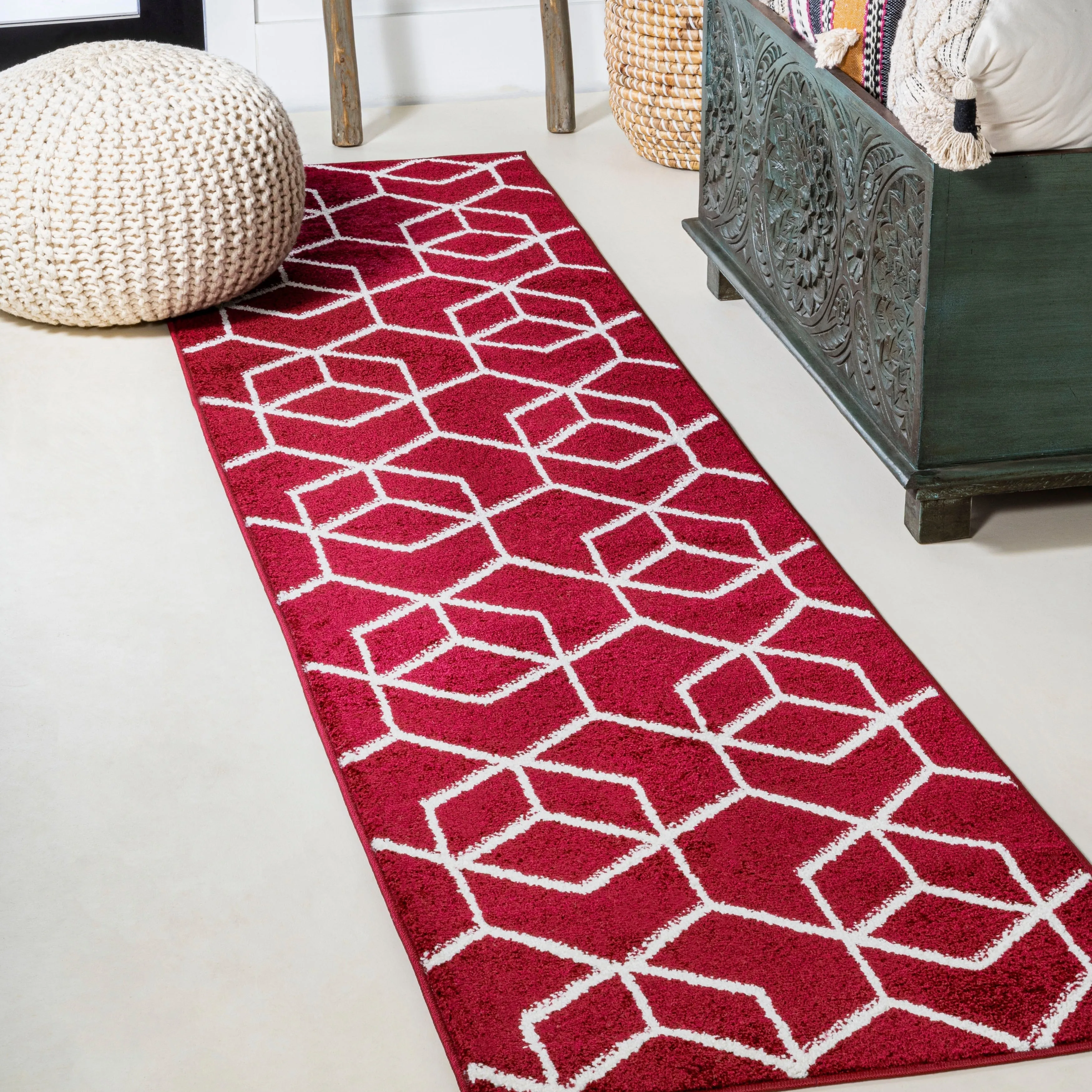 JONATHAN Y Cole Blocks Modern Geometric Area Rug