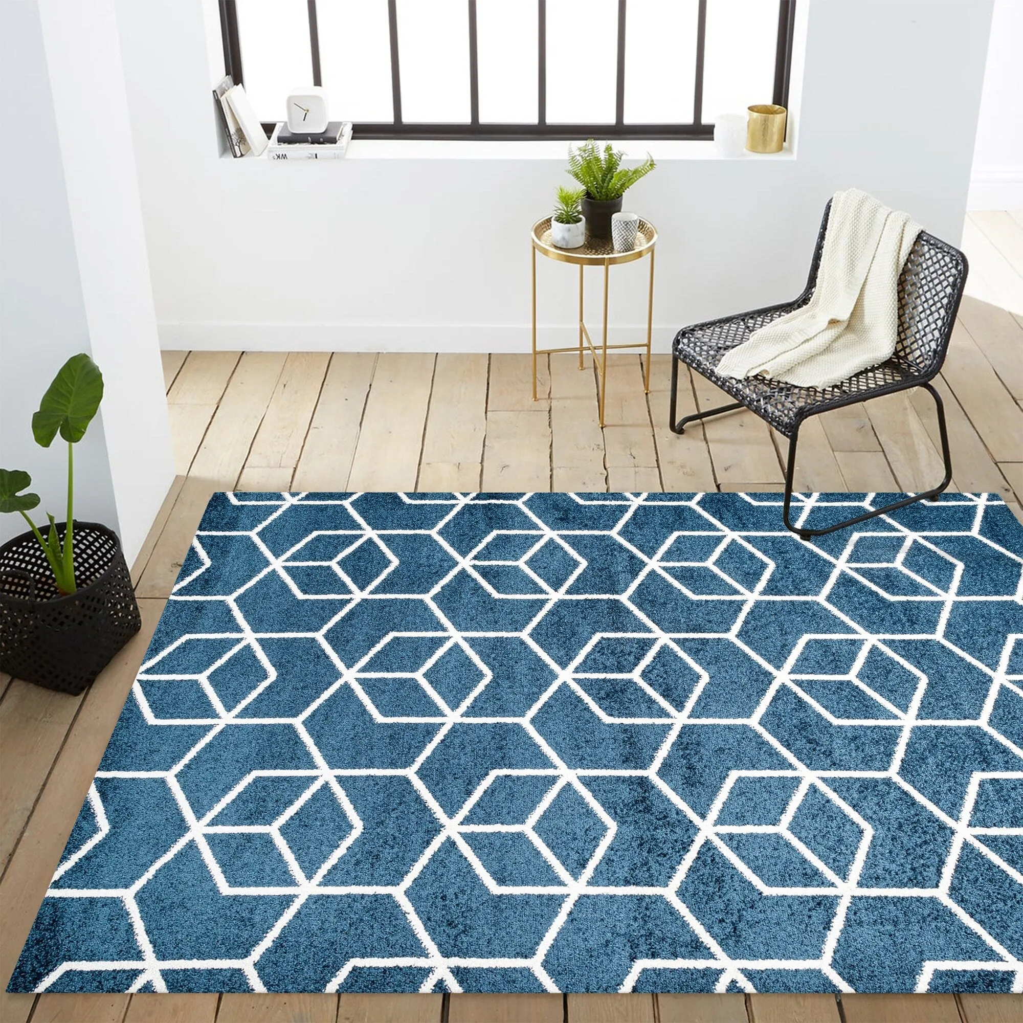 JONATHAN Y Cole Blocks Modern Geometric Area Rug