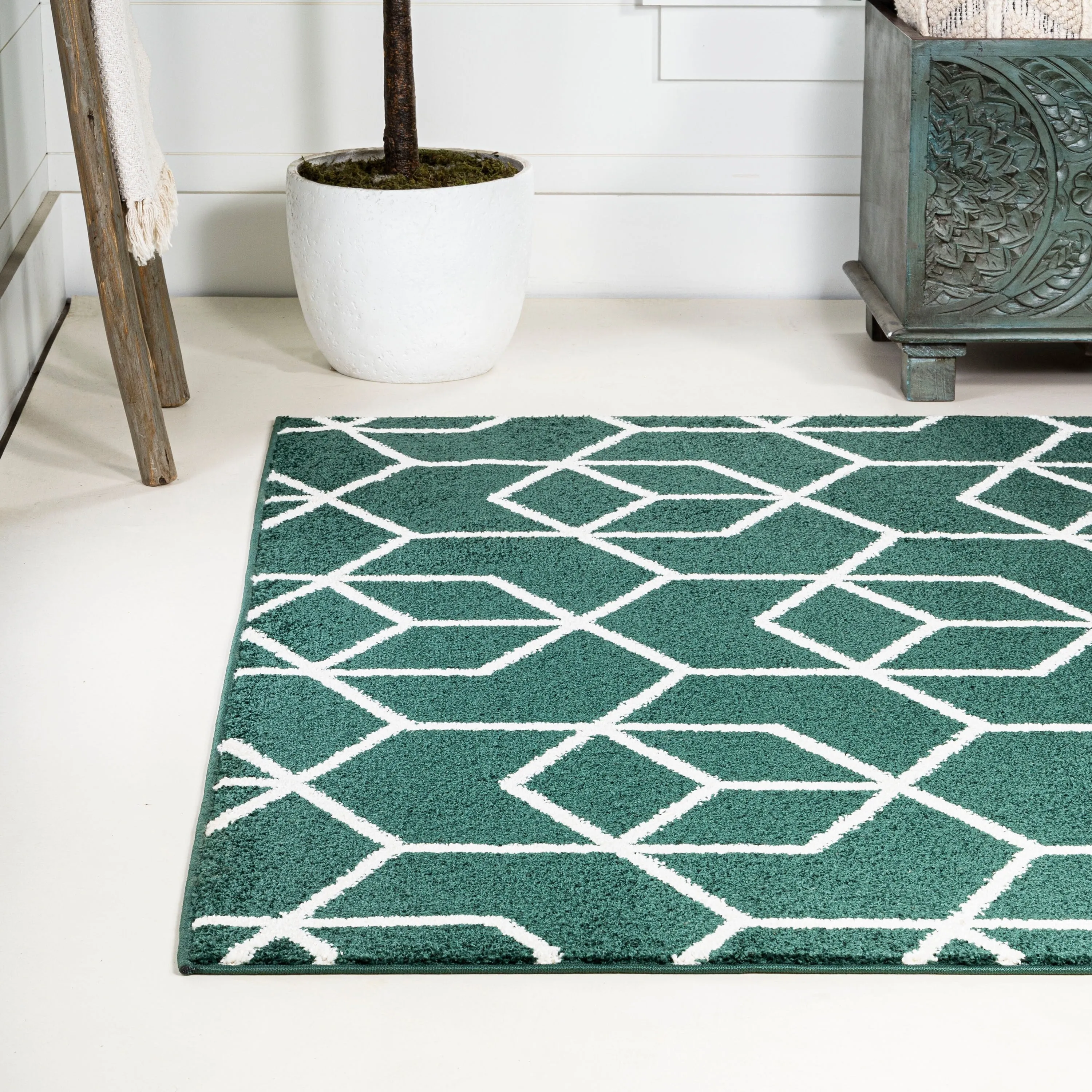 JONATHAN Y Cole Blocks Modern Geometric Area Rug