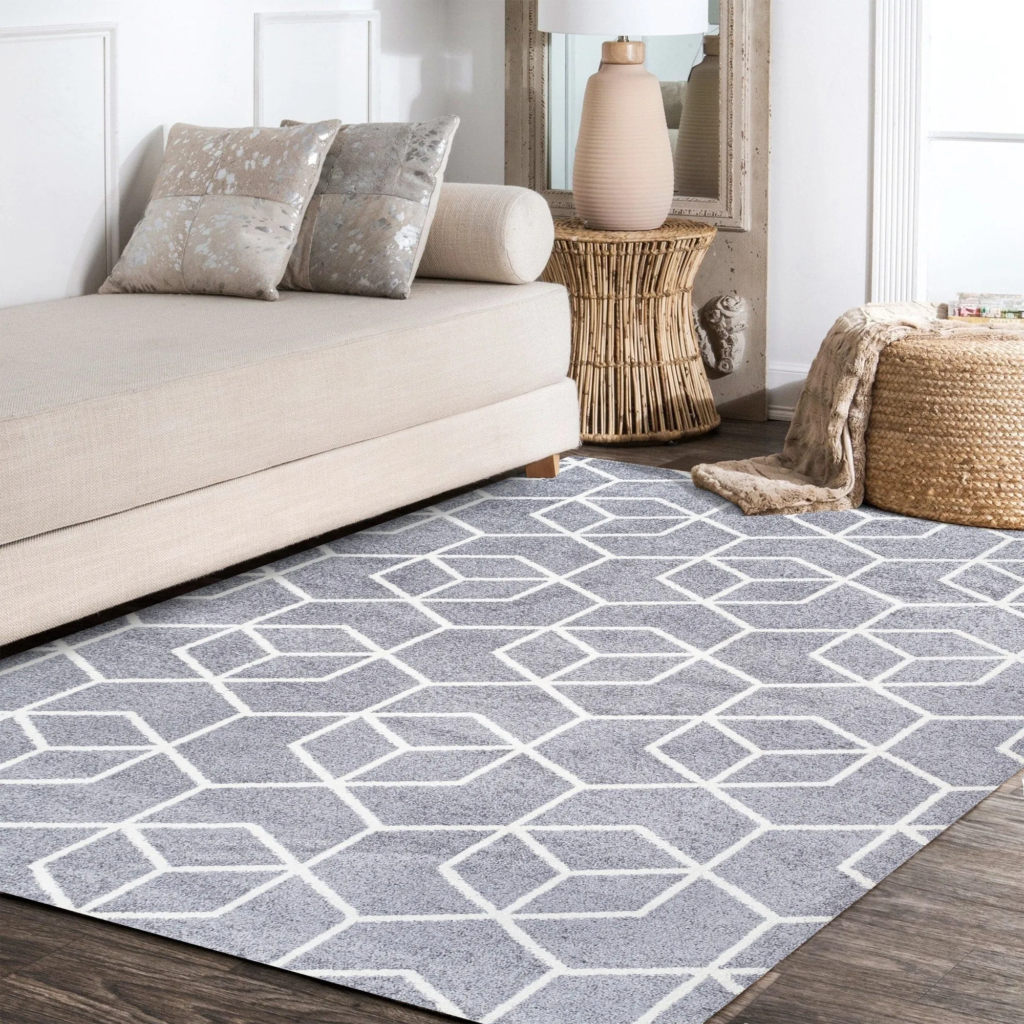 JONATHAN Y Cole Blocks Modern Geometric Area Rug